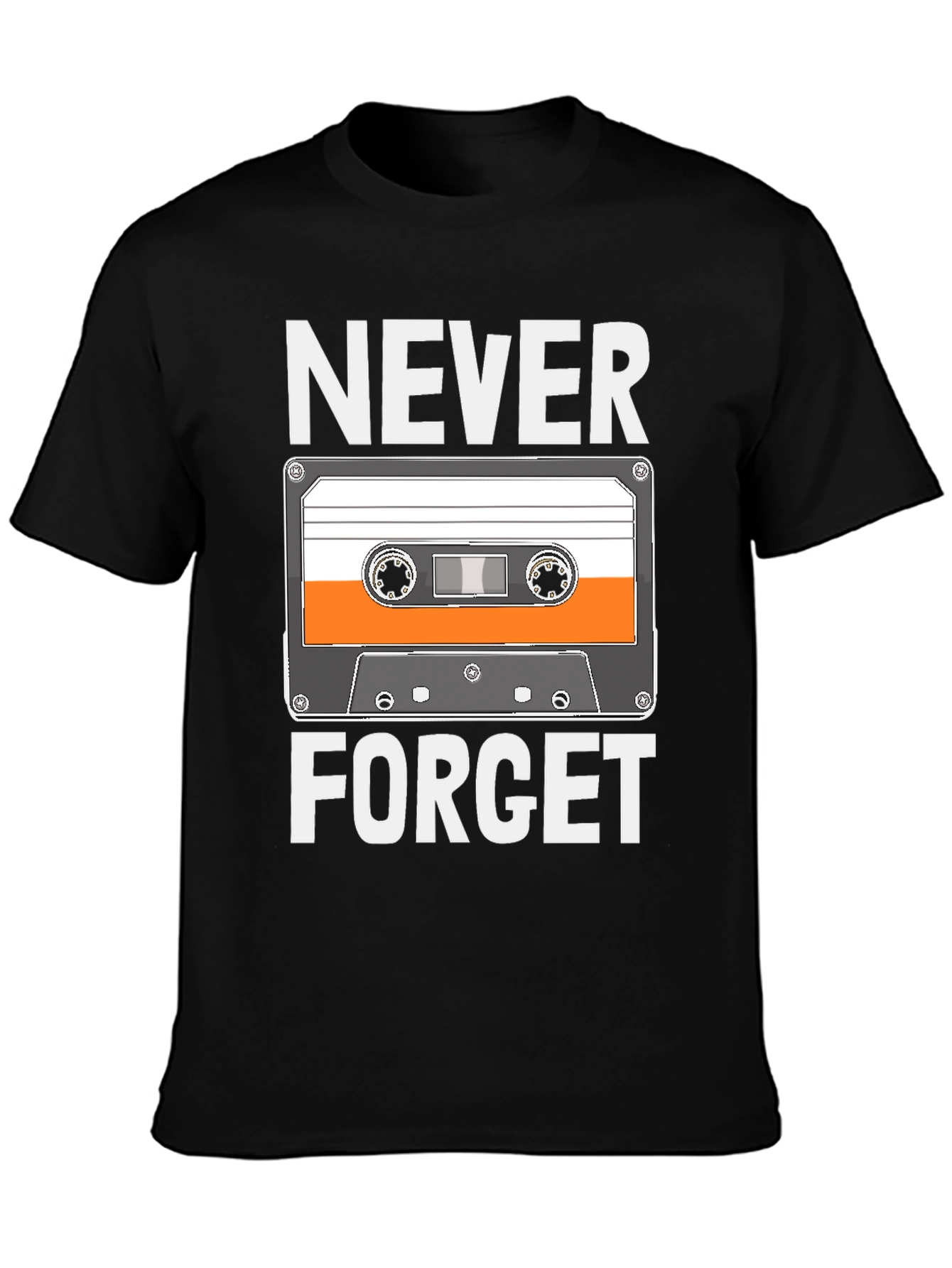 Retro Cassette Tape T-Shirt - Never Forget