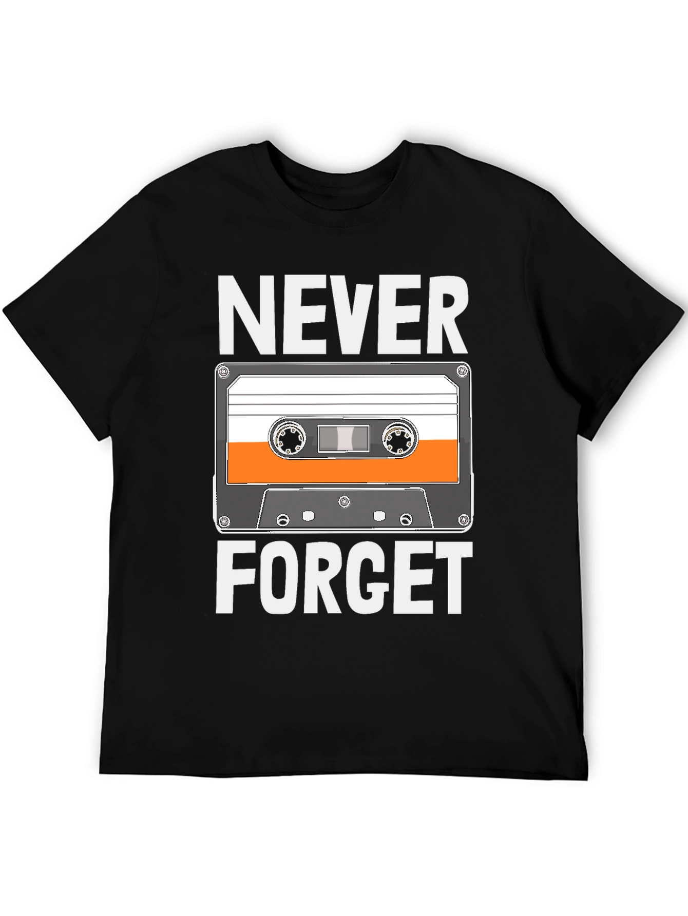 Retro Cassette Tape T-Shirt - Never Forget