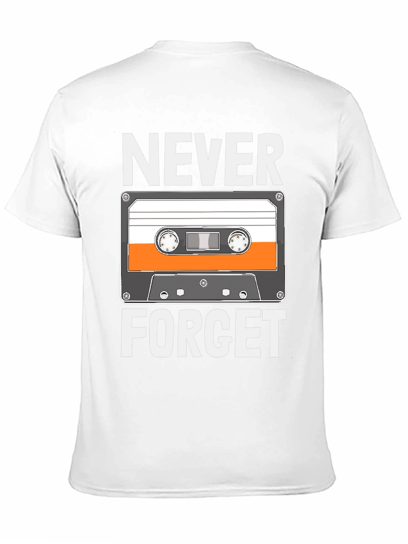 Retro Cassette Tape T-Shirt - Never Forget