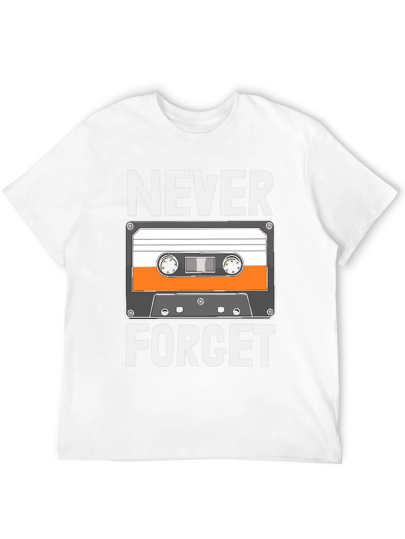 Retro Cassette Tape T-Shirt - Never Forget