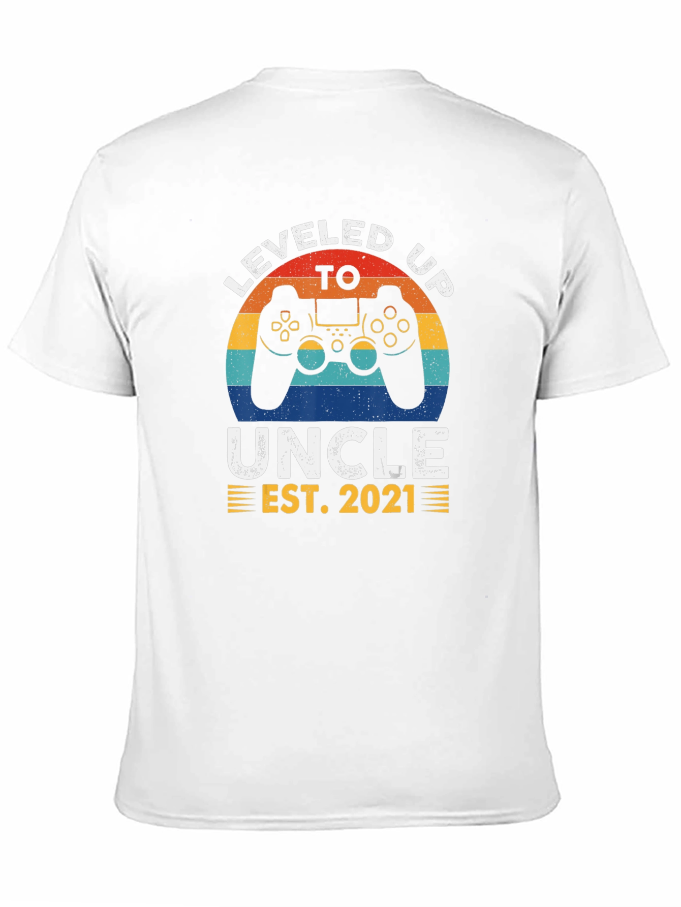 Leveled Up to Uncle EST. 2021 T-Shirt