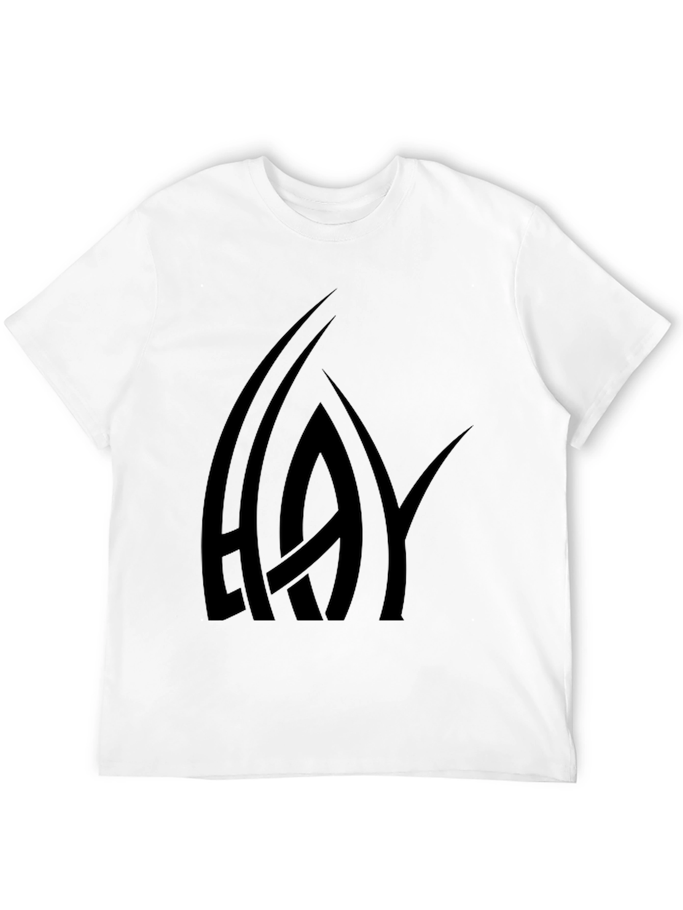 Black HAY Graphic Print T-Shirt