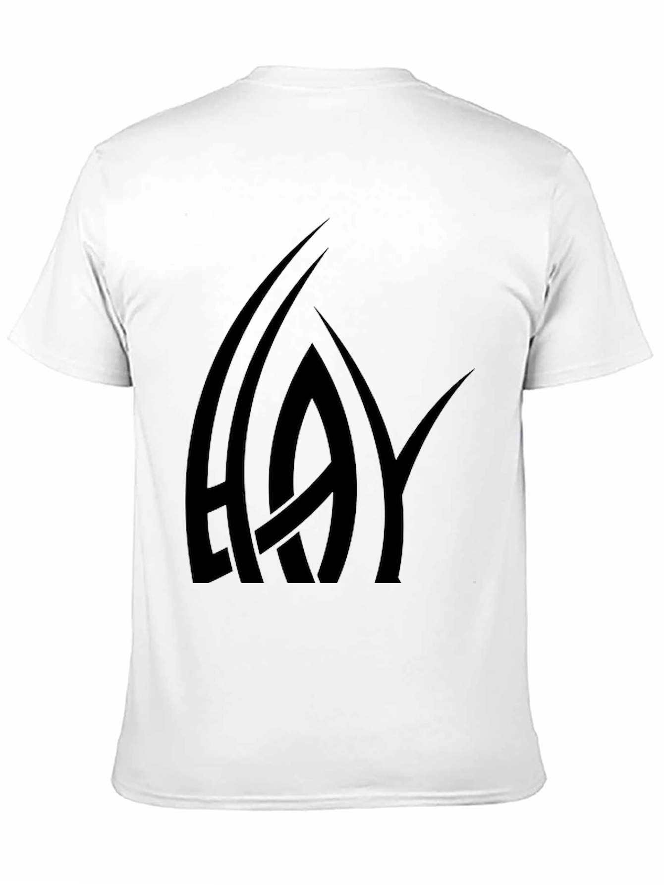 Black HAY Graphic Print T-Shirt