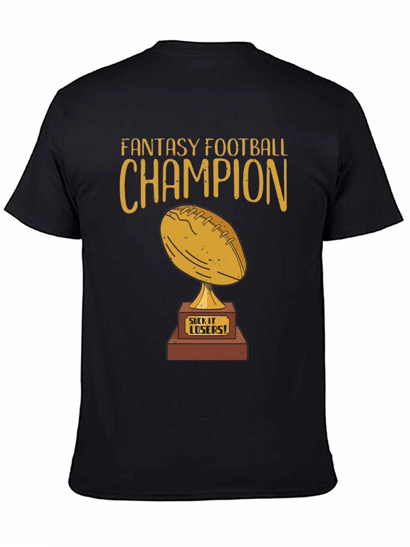 Fantasy Football Champion T-Shirt - Winners Trophy Design