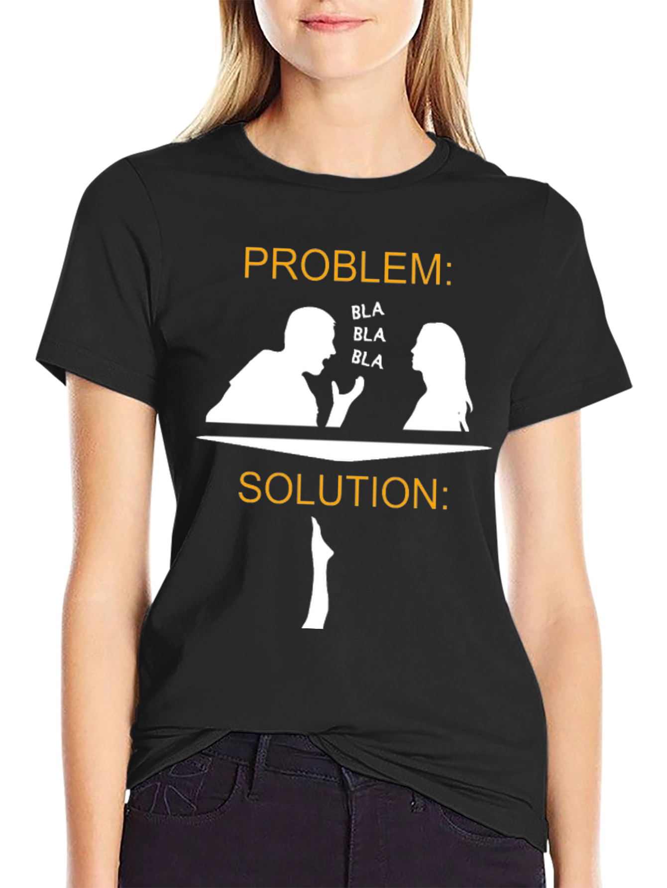 Problem Solution T-Shirt Funny Graphic Tee