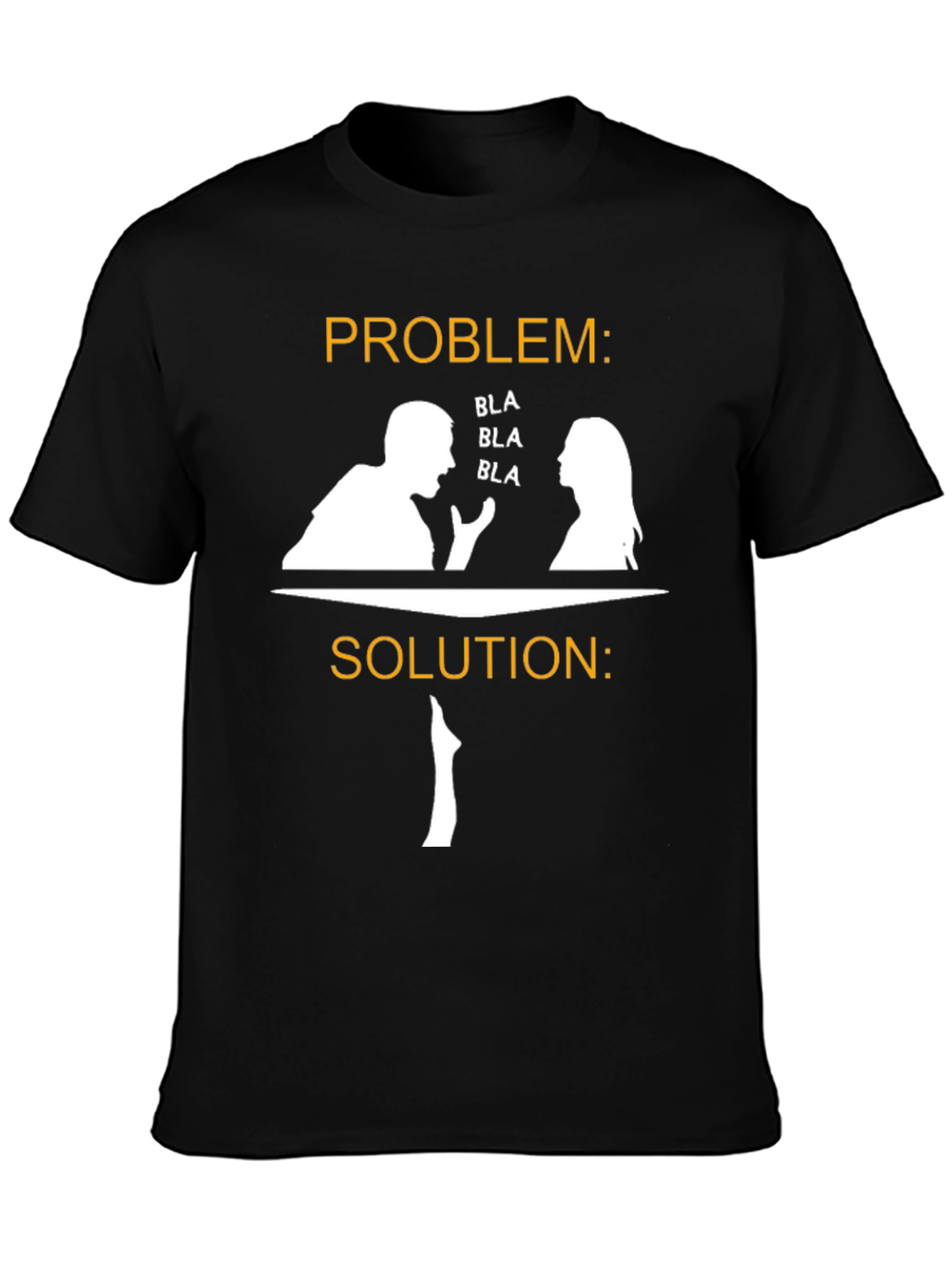 Problem Solution T-Shirt Funny Graphic Tee