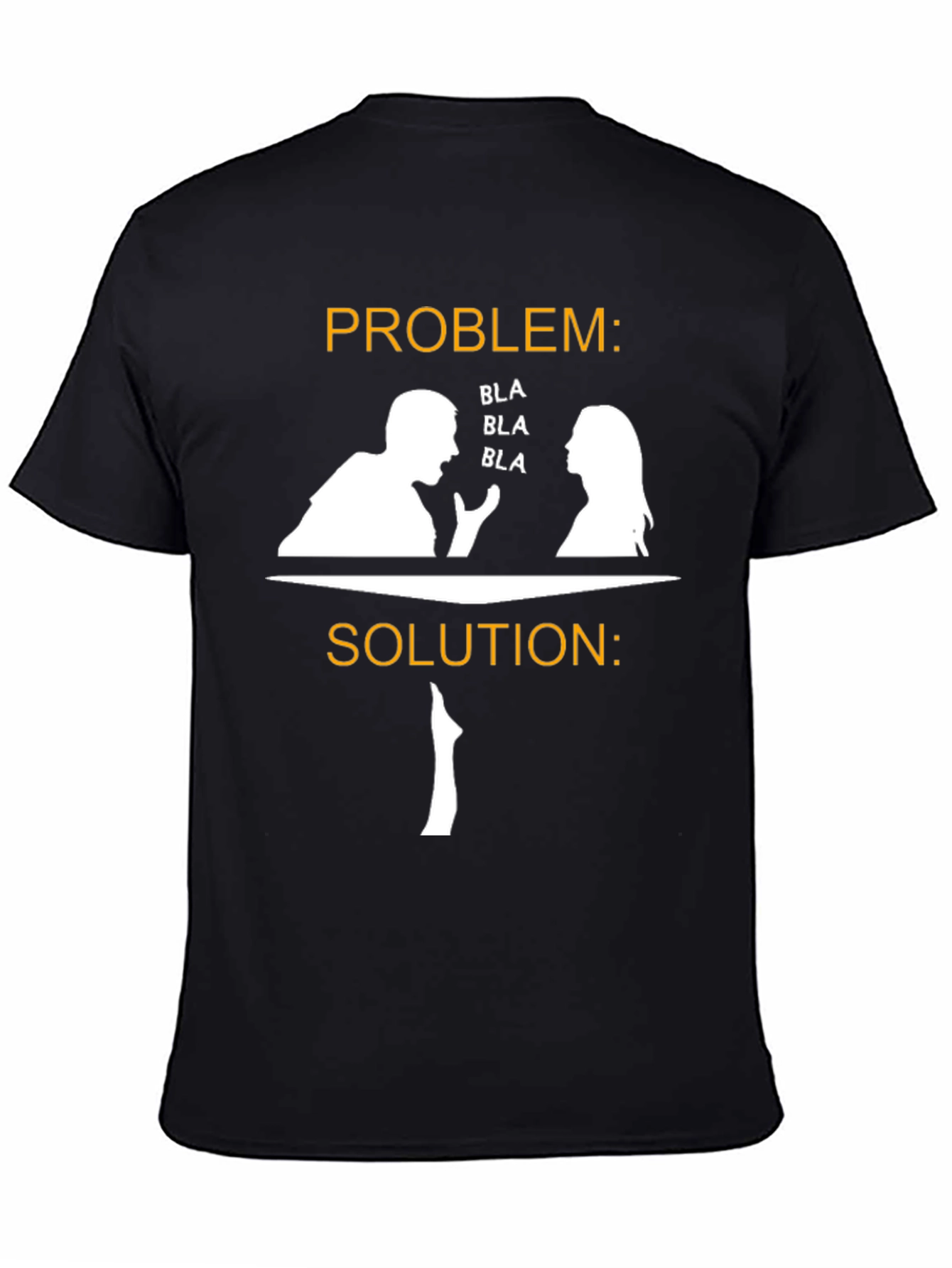 Problem Solution T-Shirt Funny Graphic Tee