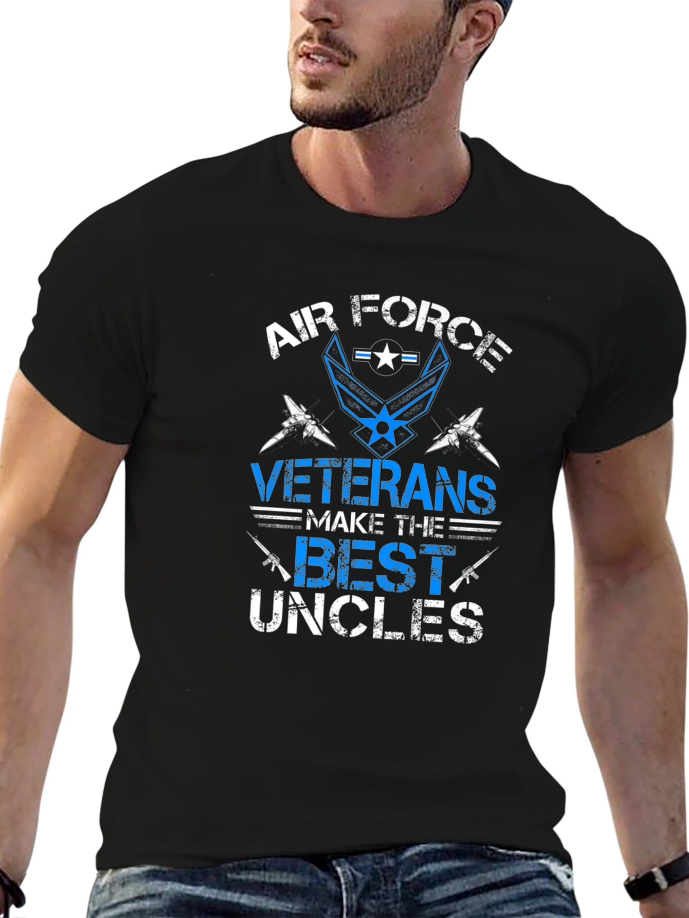 Air Force Veteran Uncle Graphic T-Shirt
