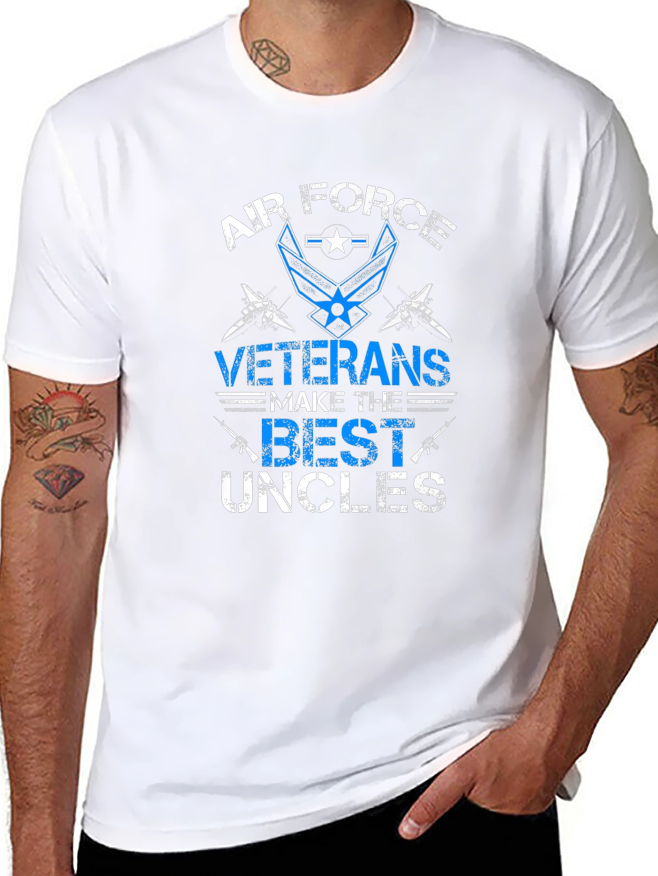 Air Force Veteran Uncle Graphic T-Shirt
