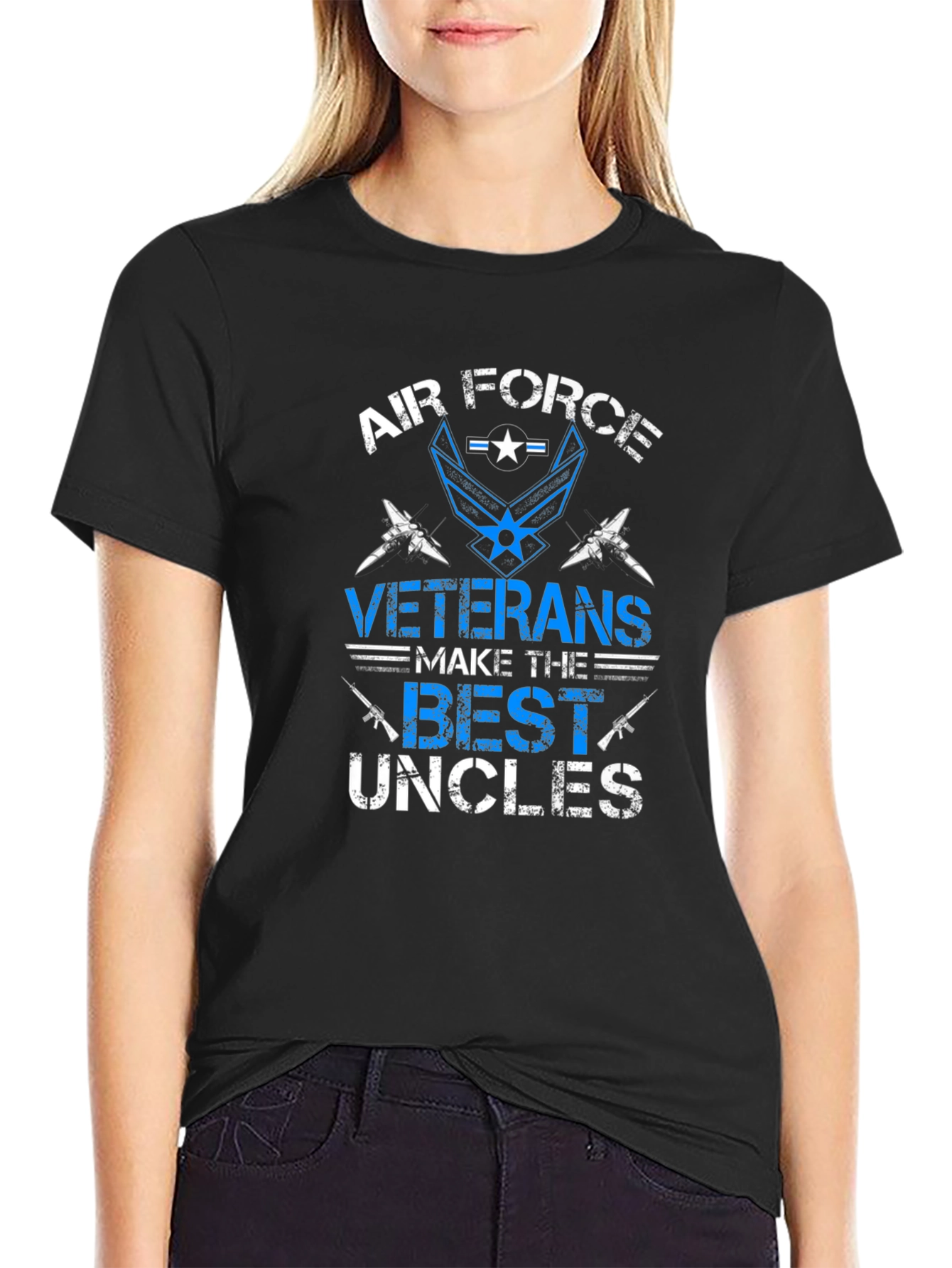 Air Force Veteran Uncle Graphic T-Shirt