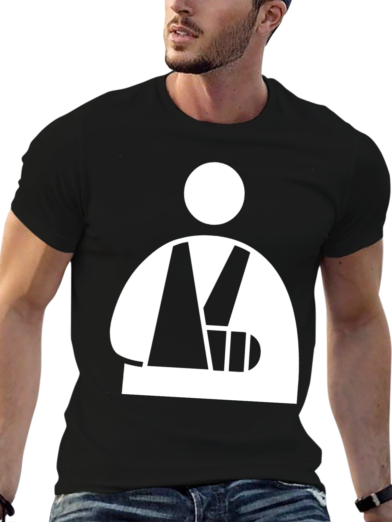 Broken Arm Humor Graphic Tee