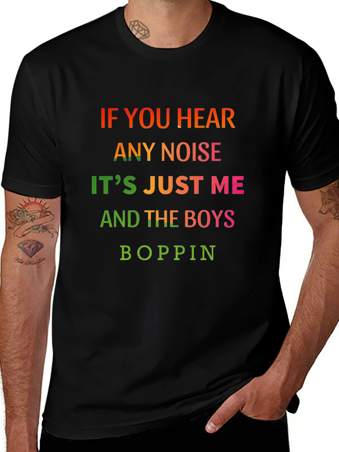Boppin Crewneck Graphic T-Shirt