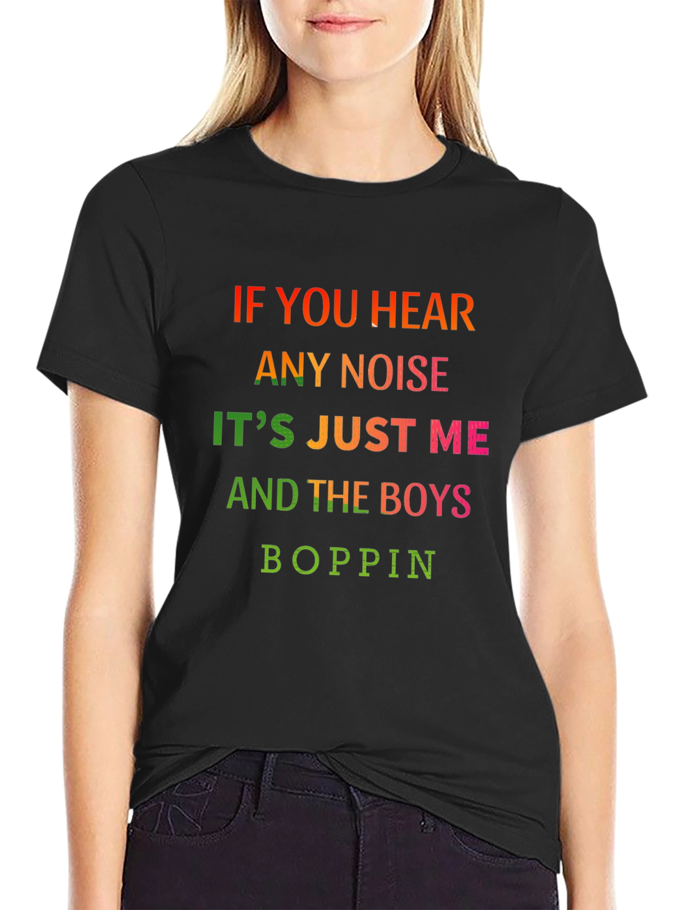 Boppin Crewneck Graphic T-Shirt