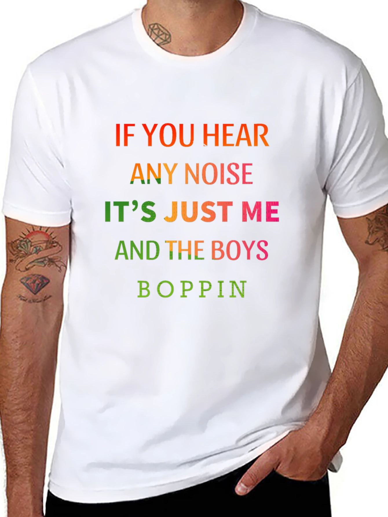 Boppin Crewneck Graphic T-Shirt