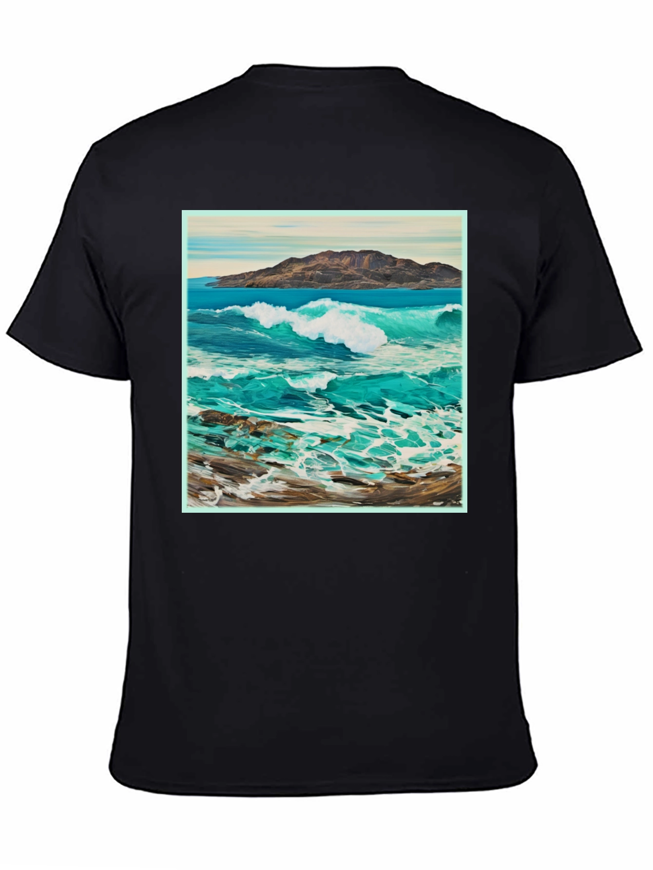 Ocean Wave Graphic Tee - Stylish Comfort