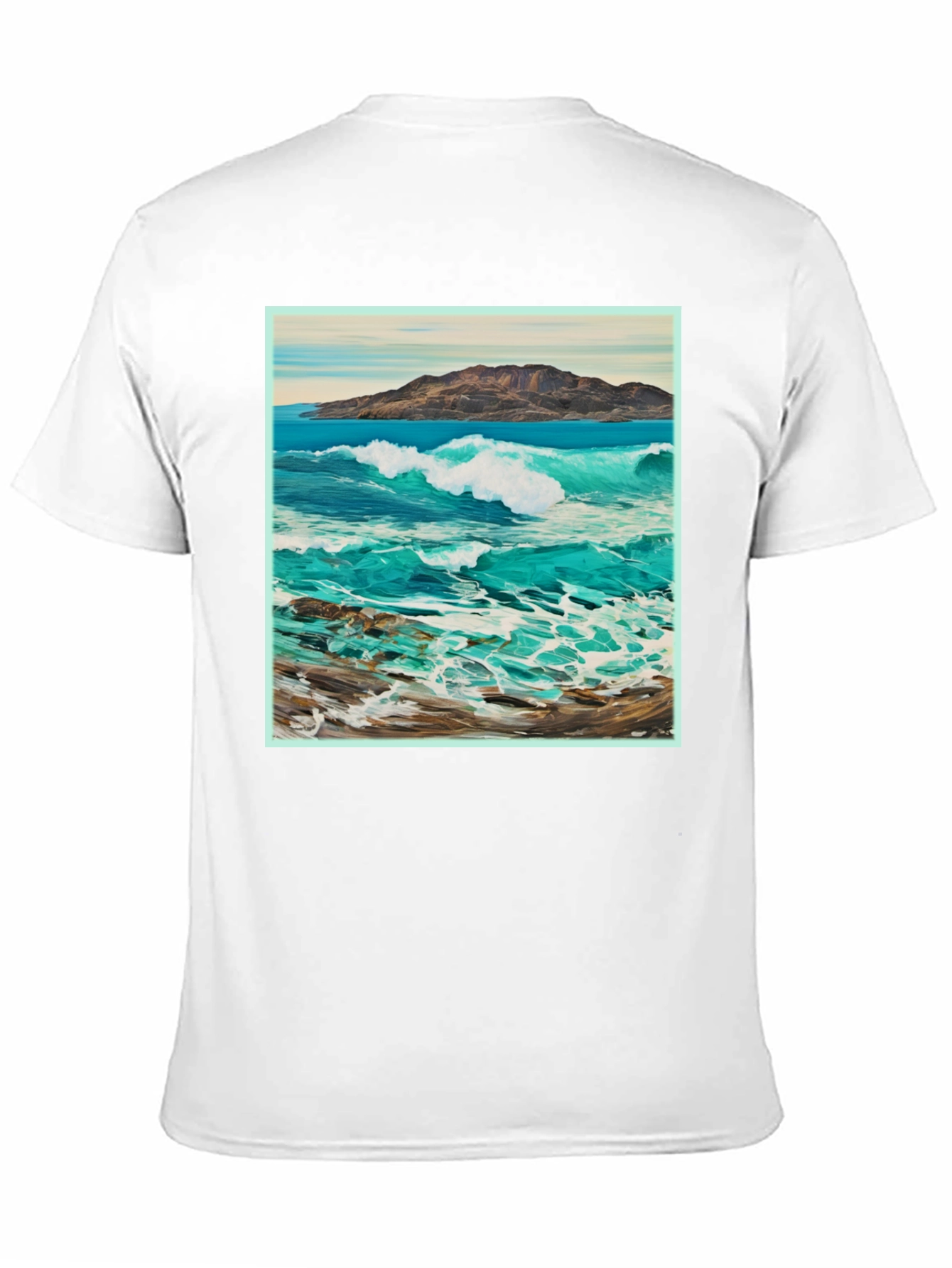 Ocean Wave Graphic Tee - Stylish Comfort