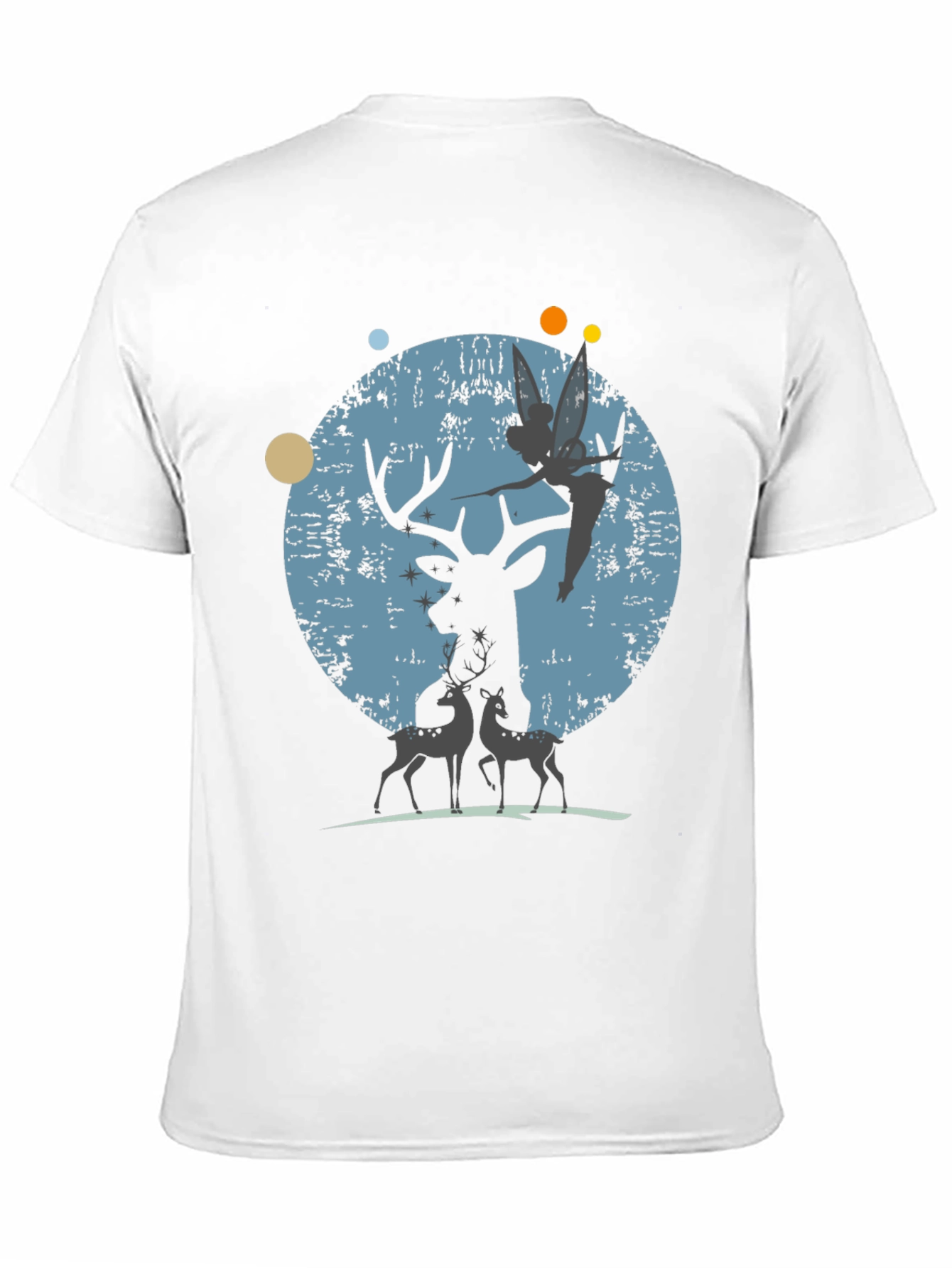 Deer & Fairy Graphic T-Shirt