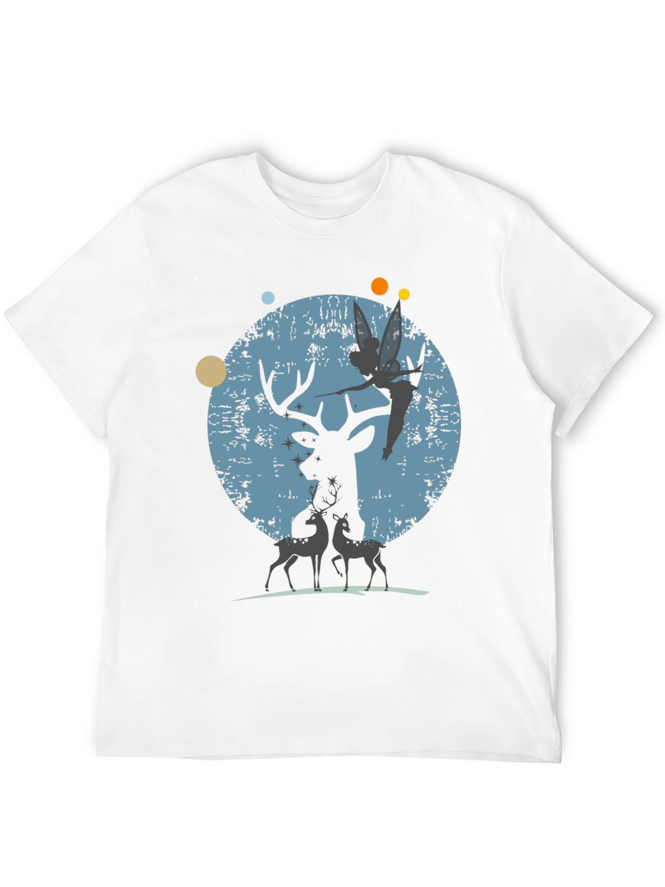 Deer & Fairy Graphic T-Shirt