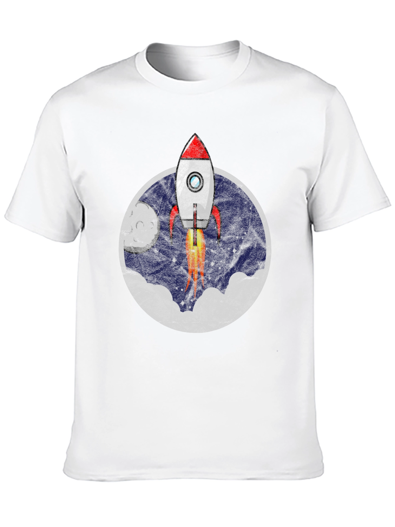 Rocket Launch T-Shirt - Retro Space Tee