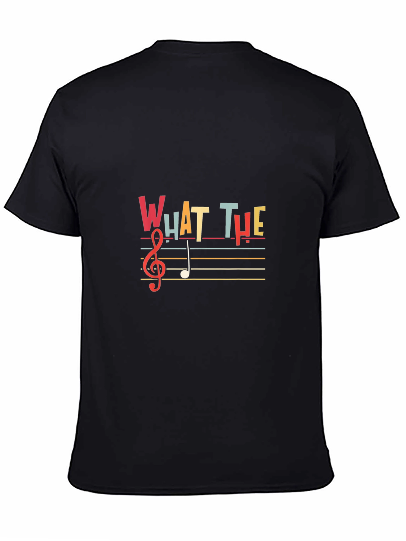 Funny Music T-Shirt - What The Note
