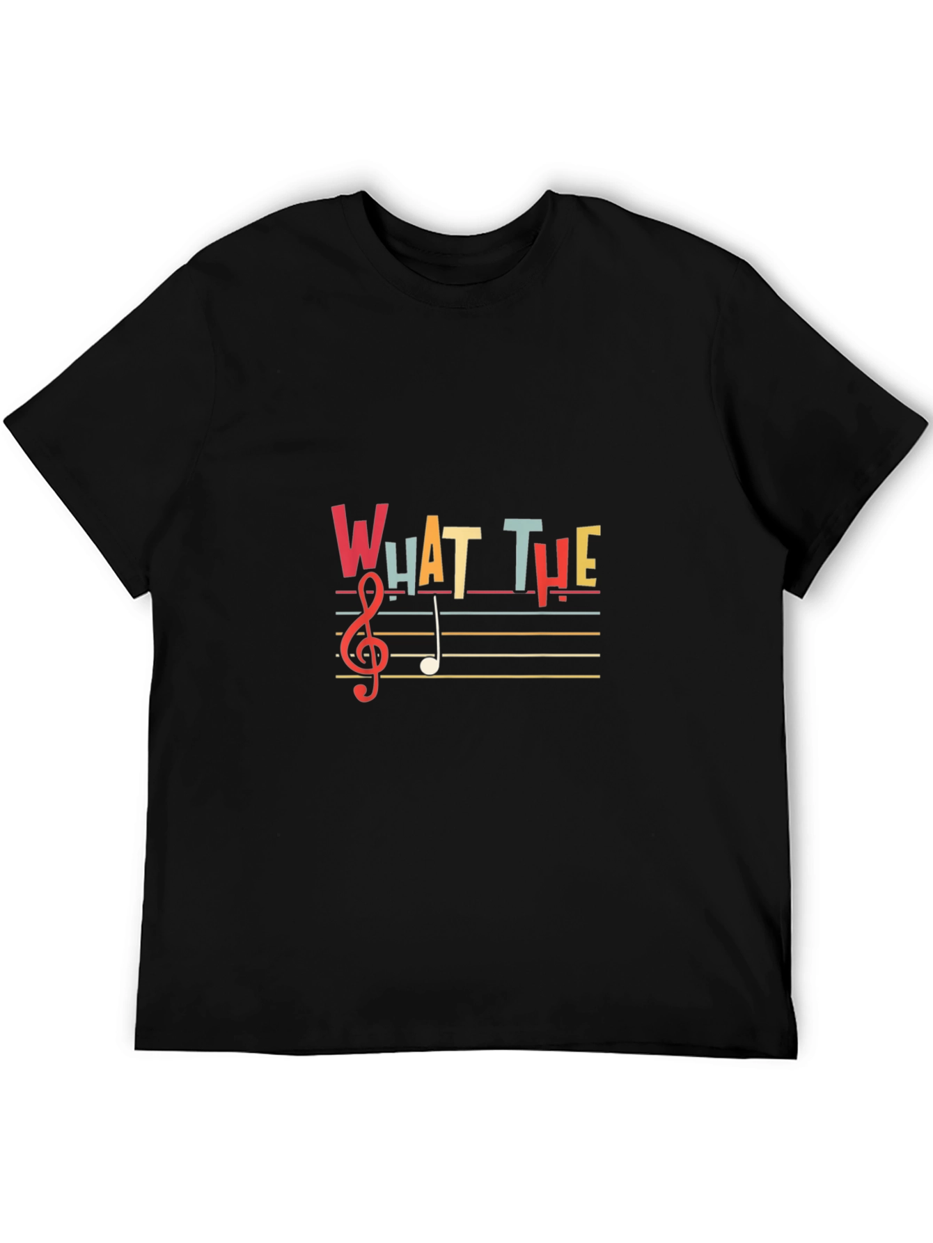 Funny Music T-Shirt - What The Note