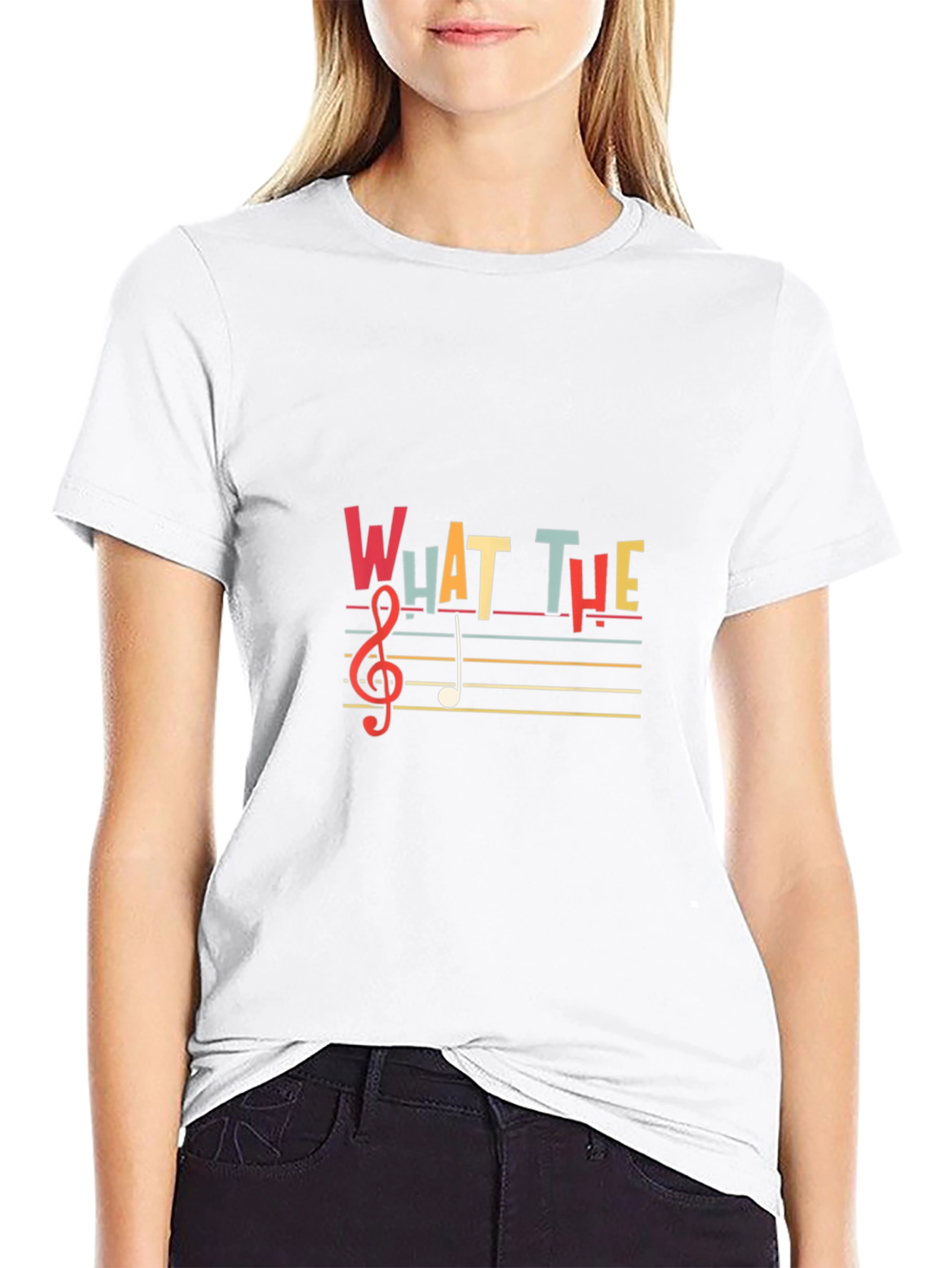 Funny Music T-Shirt - What The Note