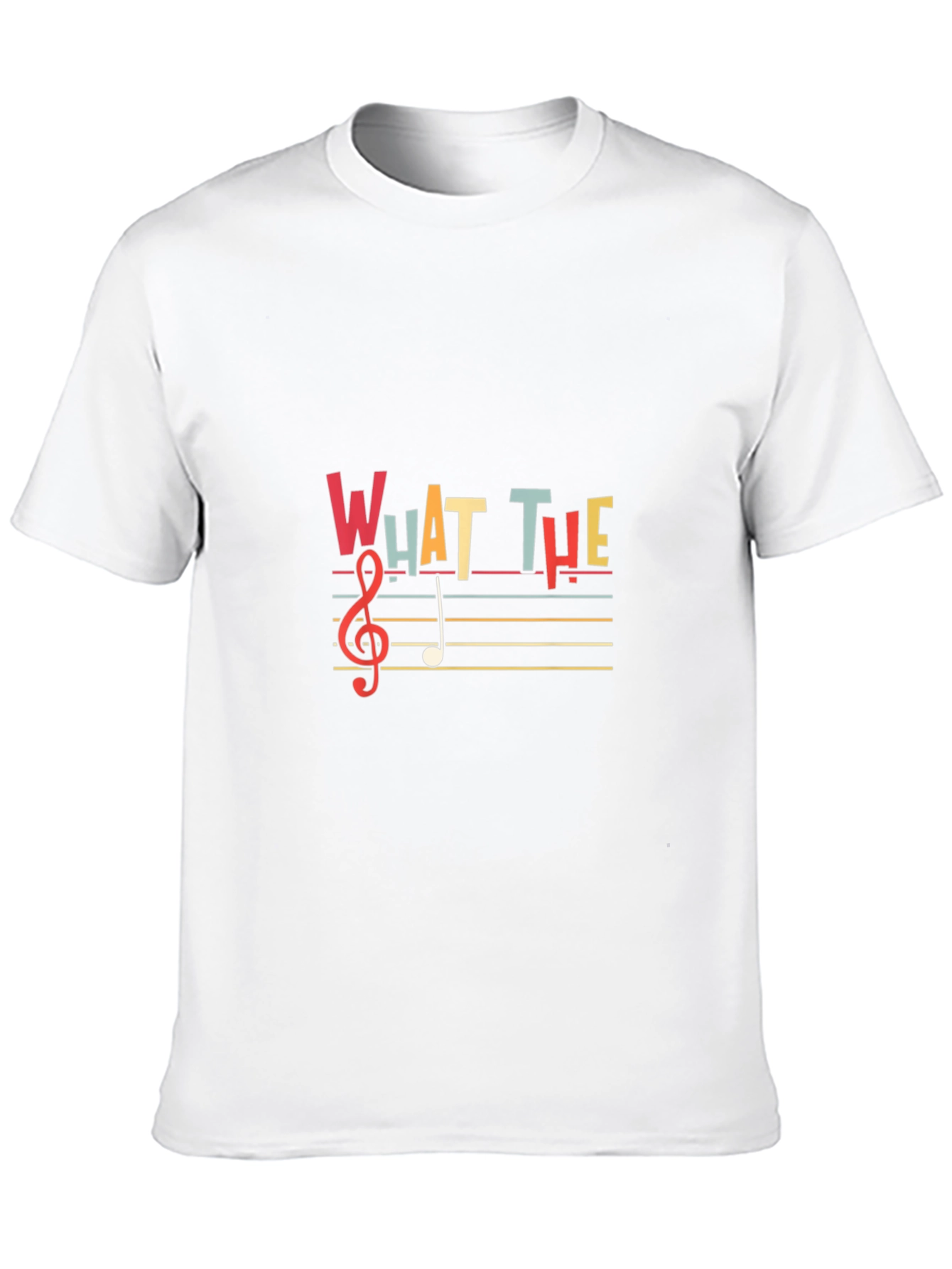 Funny Music T-Shirt - What The Note