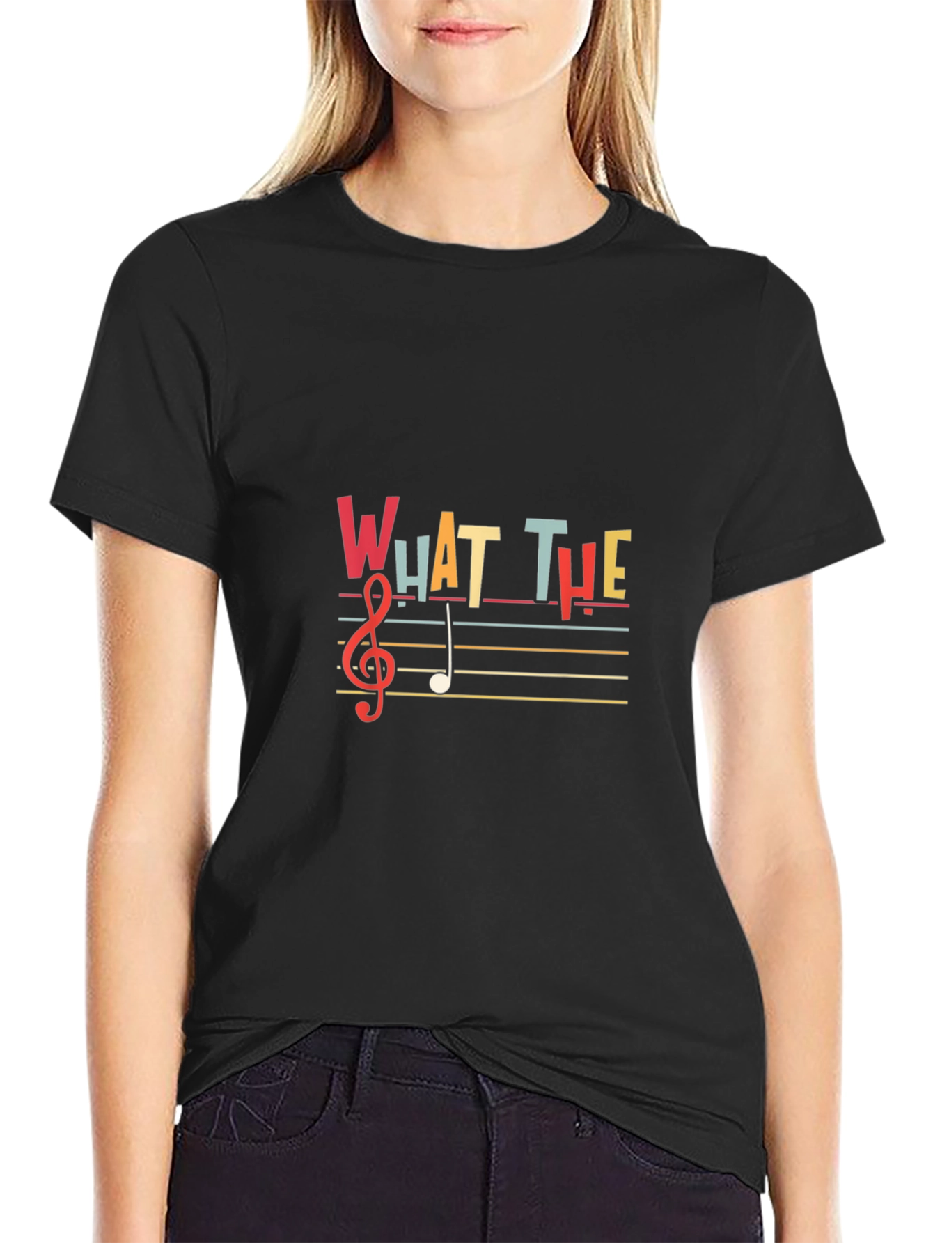Funny Music T-Shirt - What The Note