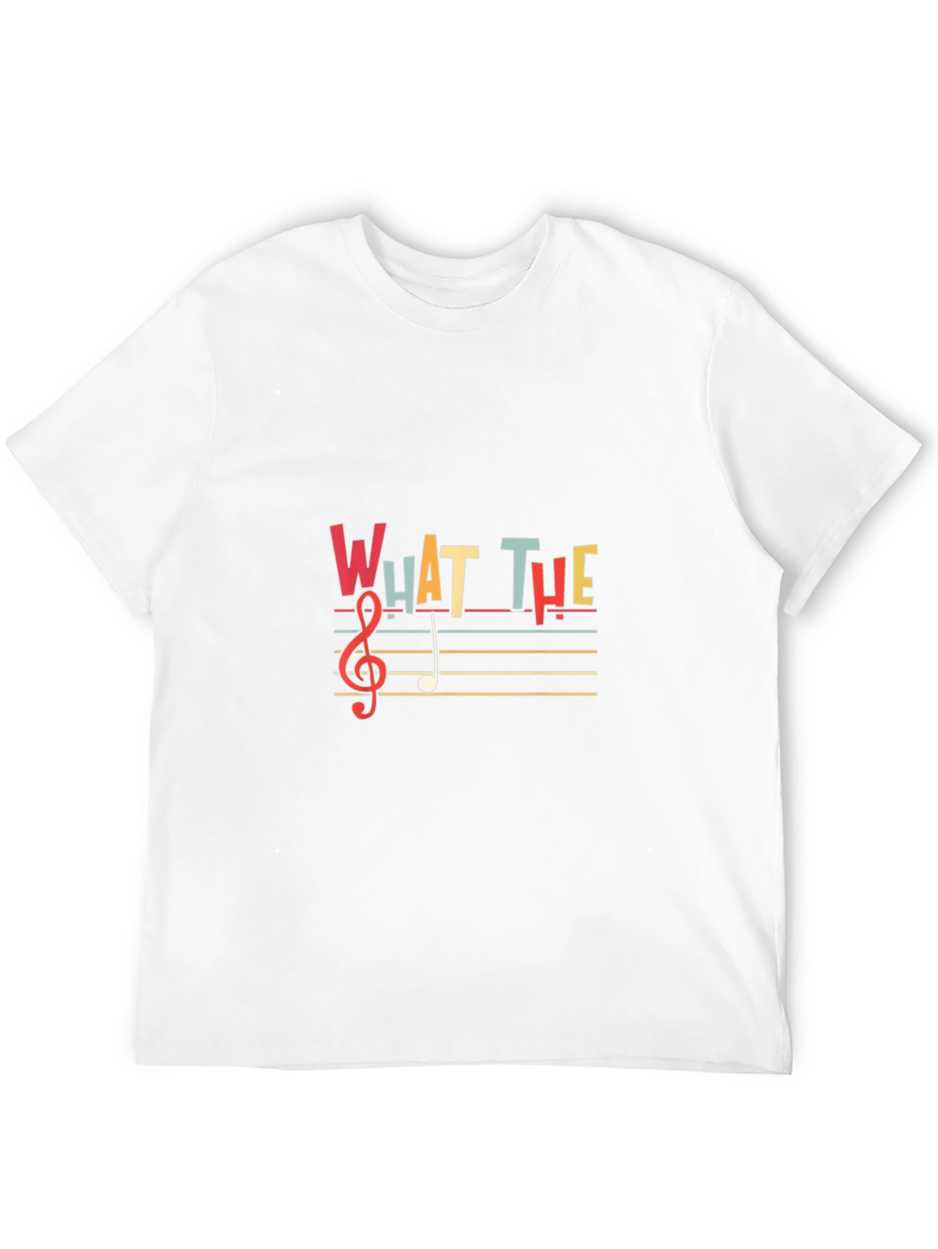 Funny Music T-Shirt - What The Note