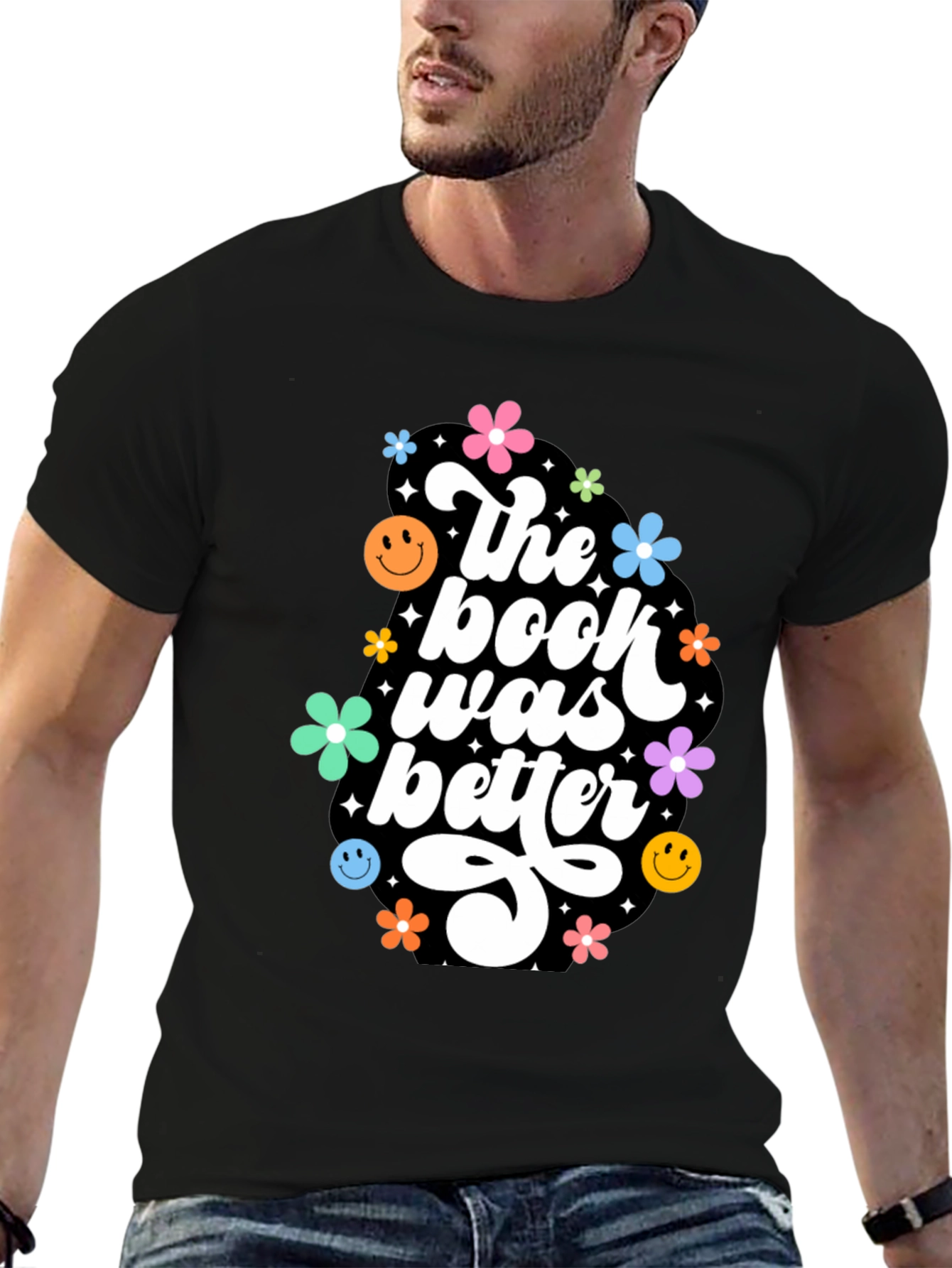 The Book Was Better Graphic Tee - Retro Design