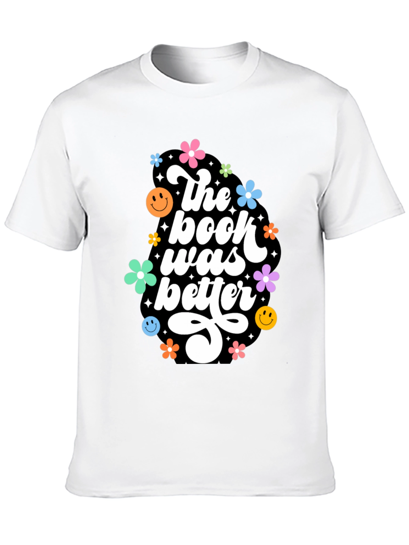 The Book Was Better Graphic Tee - Retro Design