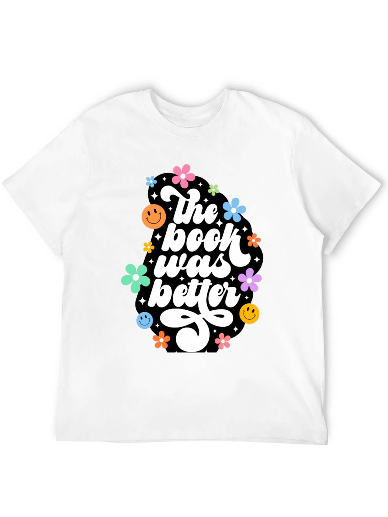 The Book Was Better Graphic Tee - Retro Design