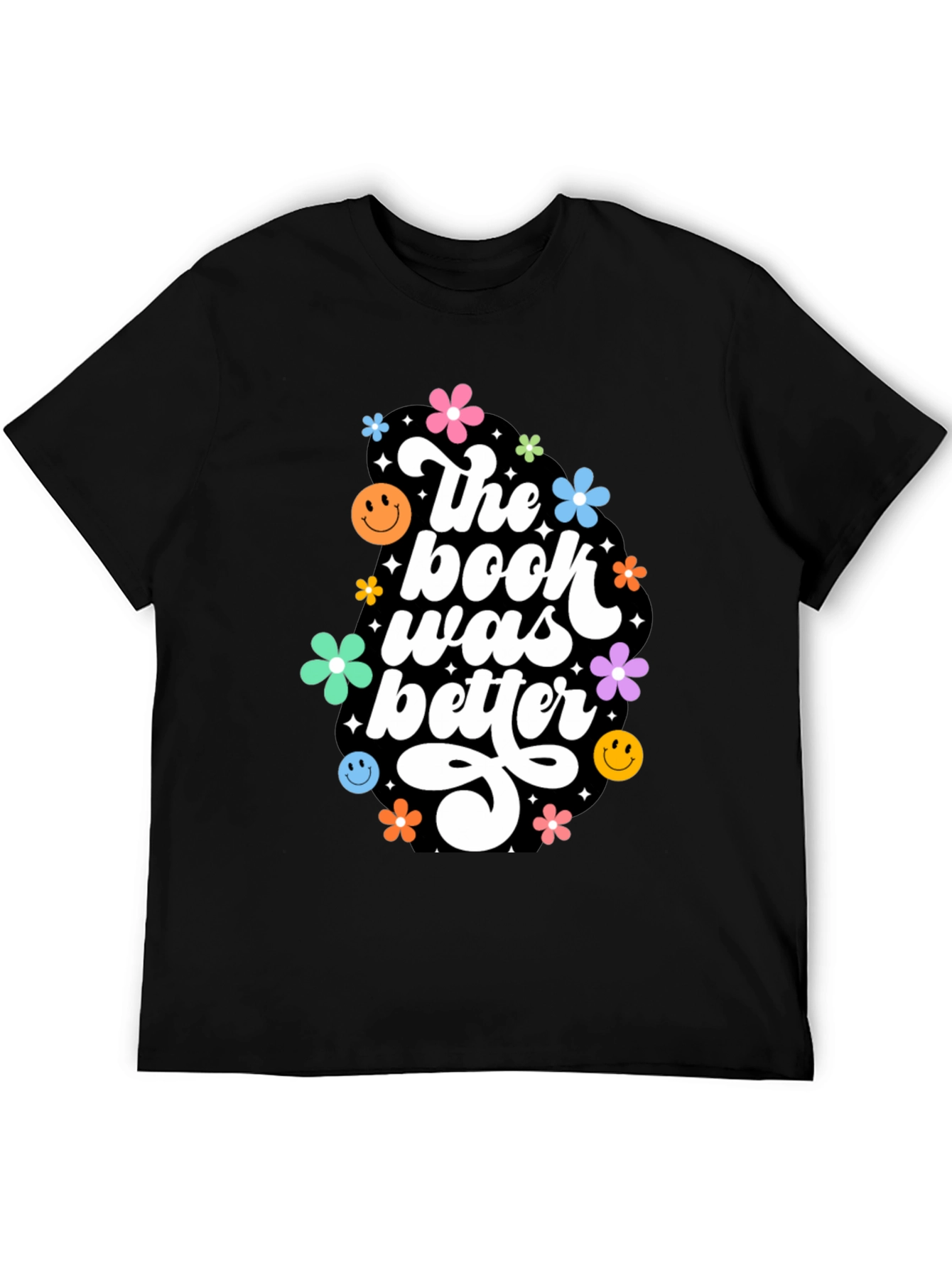 The Book Was Better Graphic Tee - Retro Design