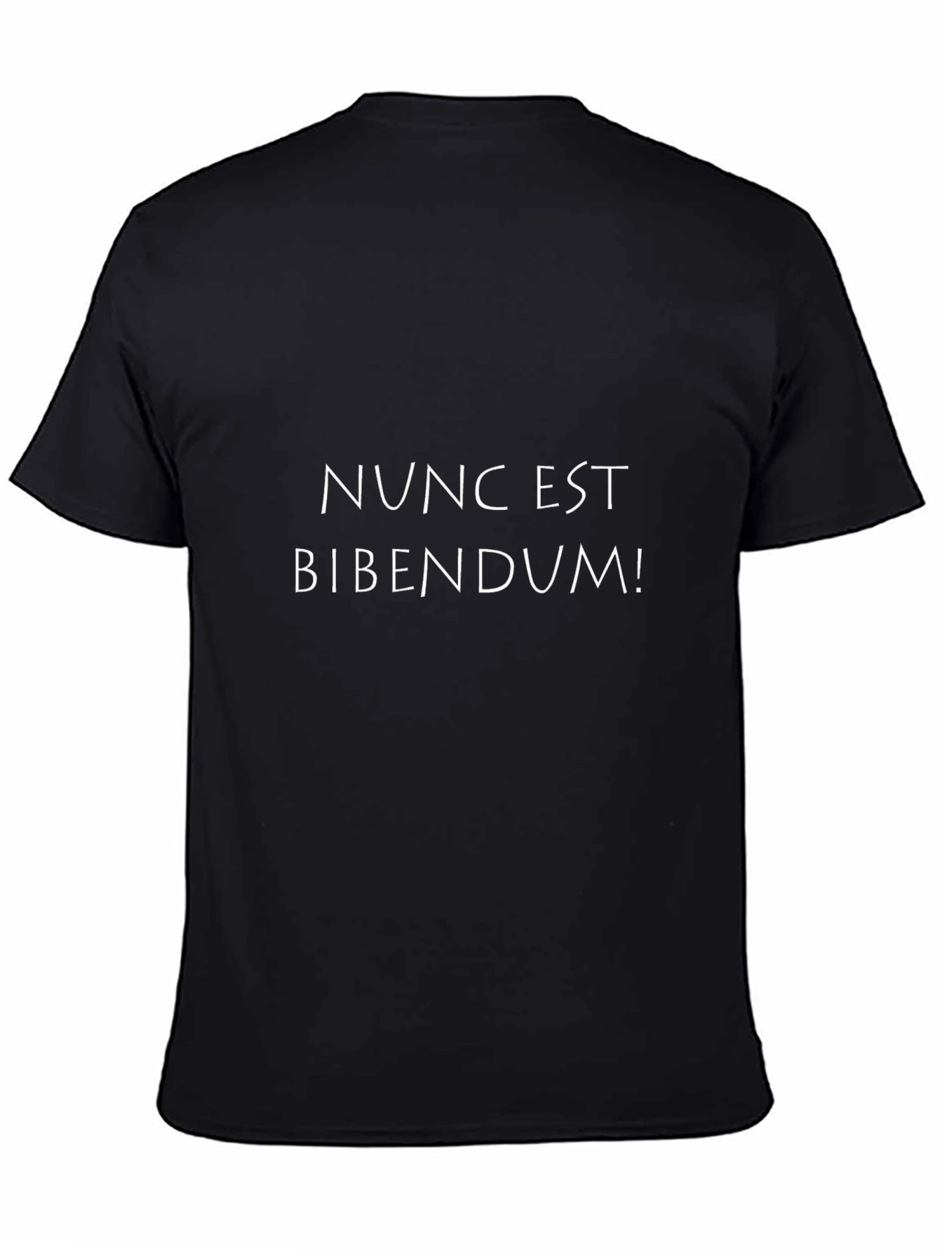 Nunc Est Bibendum! Black T-Shirt