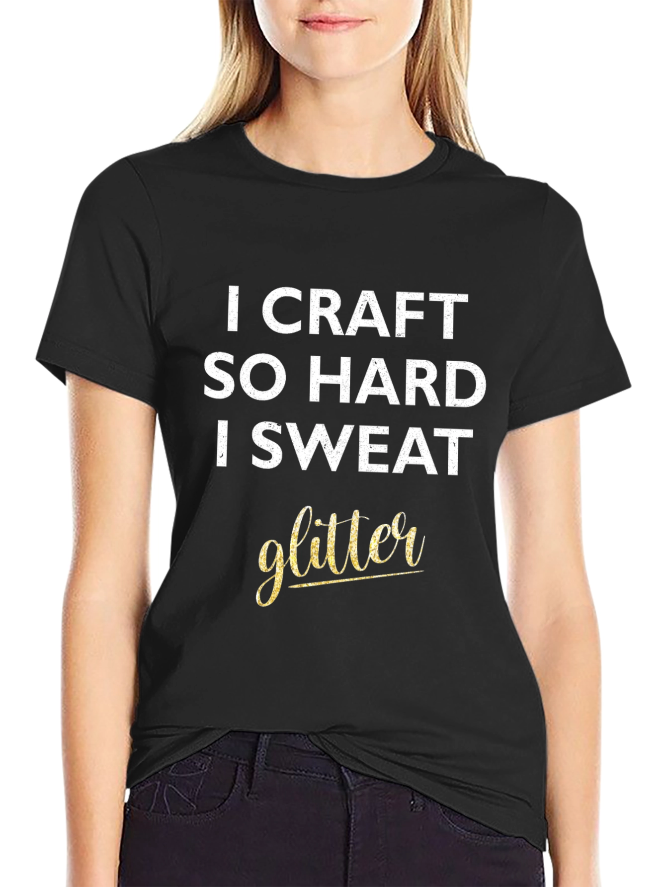 Crafting Glitter T-Shirt