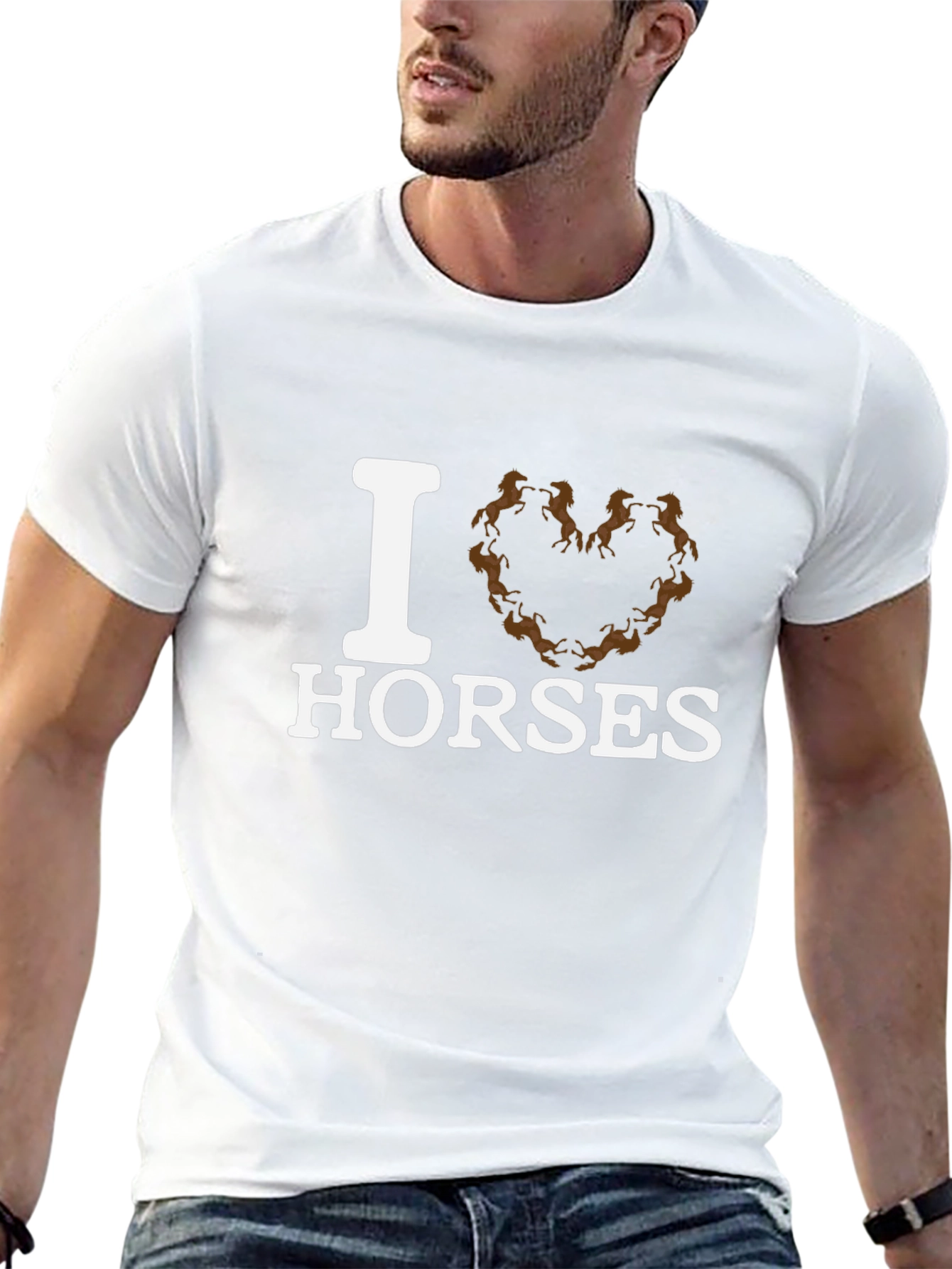 I Heart Horses Graphic Tee
