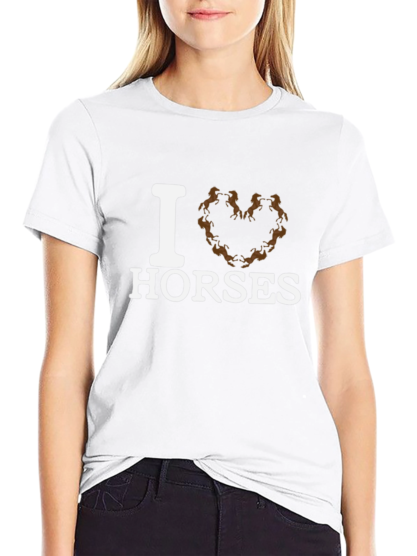 I Heart Horses Graphic Tee