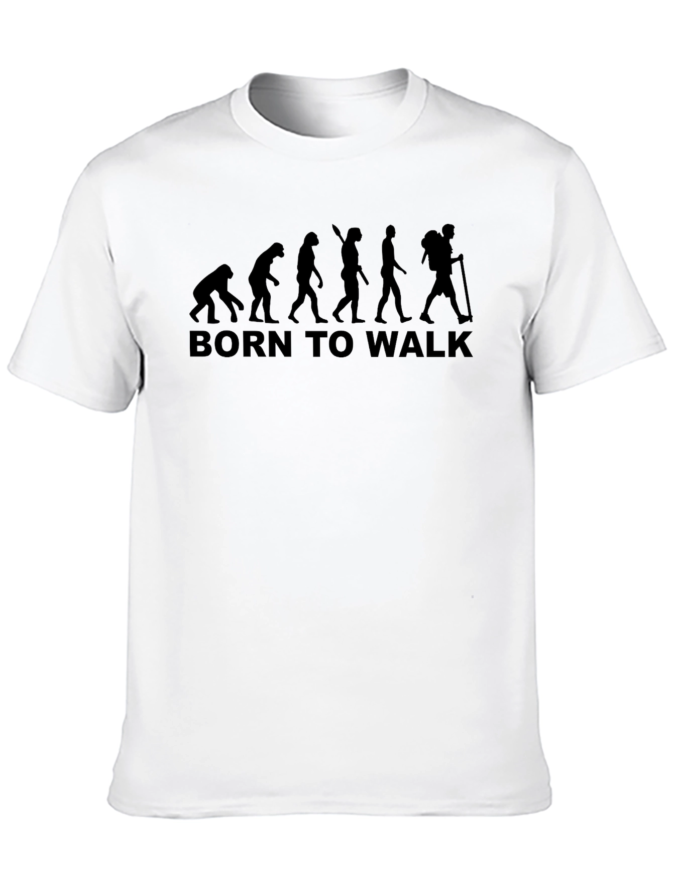 Born To Walk Evolution Graphic T-Shirt