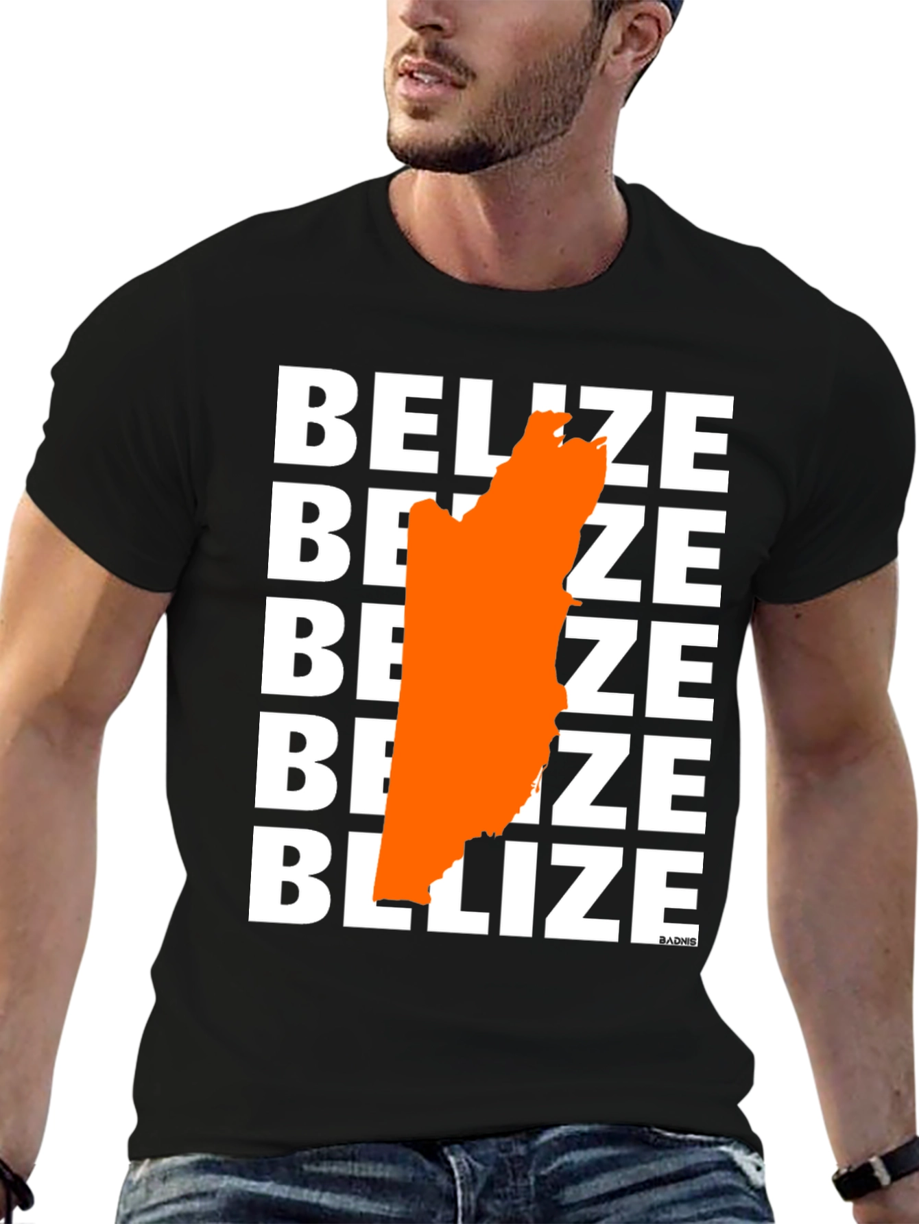 Belize Map Graphic Tee - Stylish Unisex T-Shirt