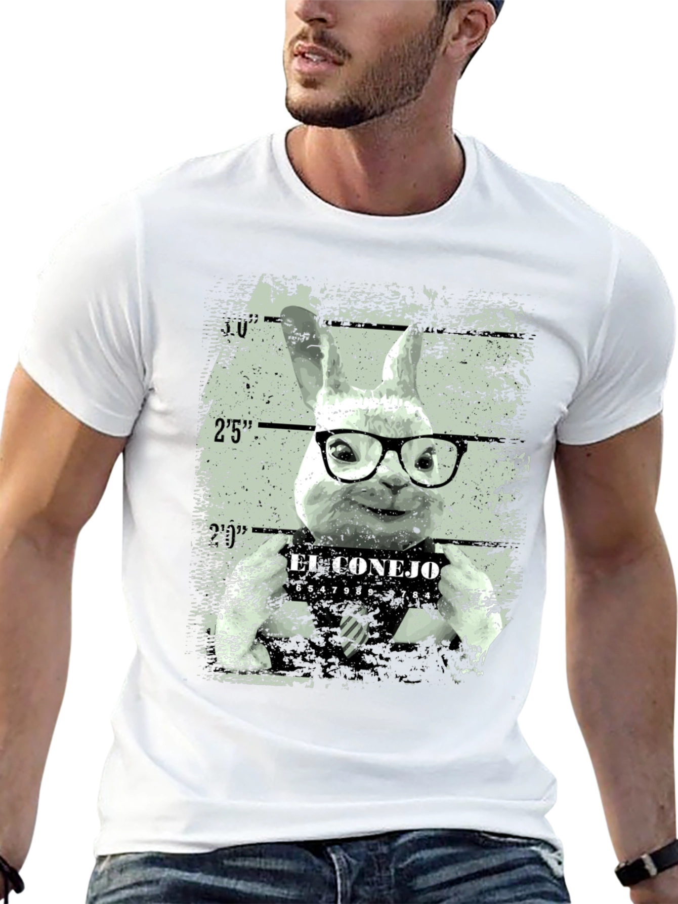 El Conejo Mugshot Graphic Tee