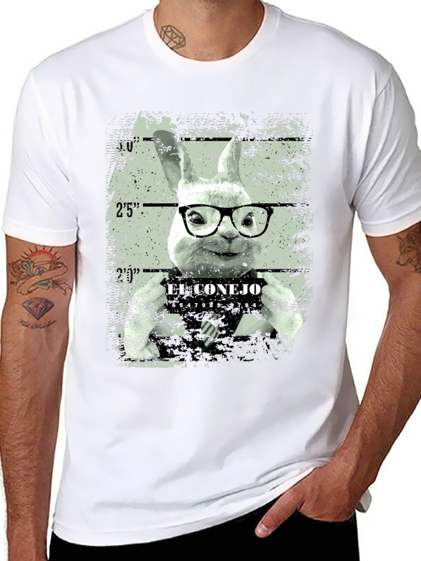 El Conejo Mugshot Graphic Tee