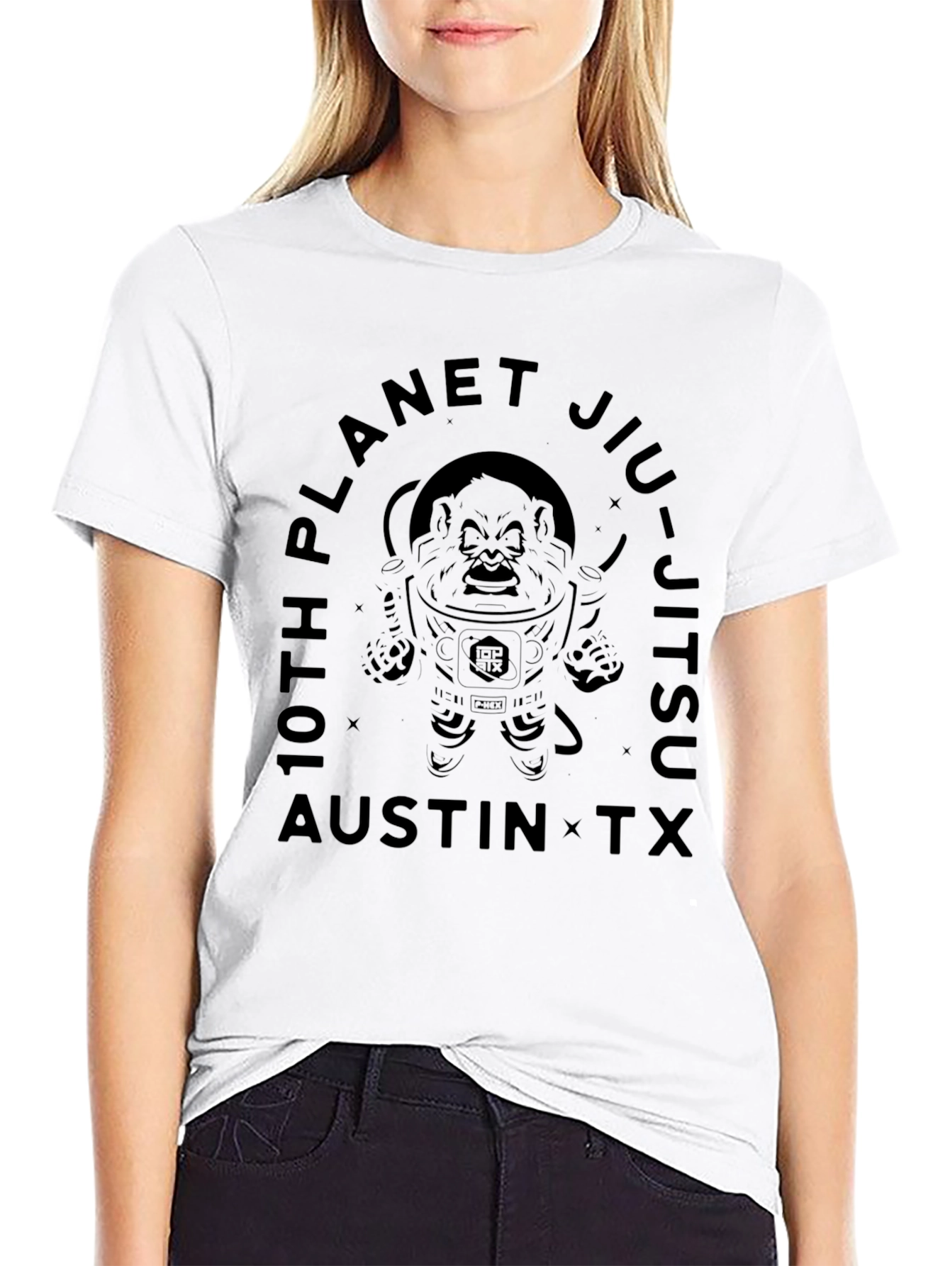 10th Planet Jiu-Jitsu Black Graphic T-Shirt