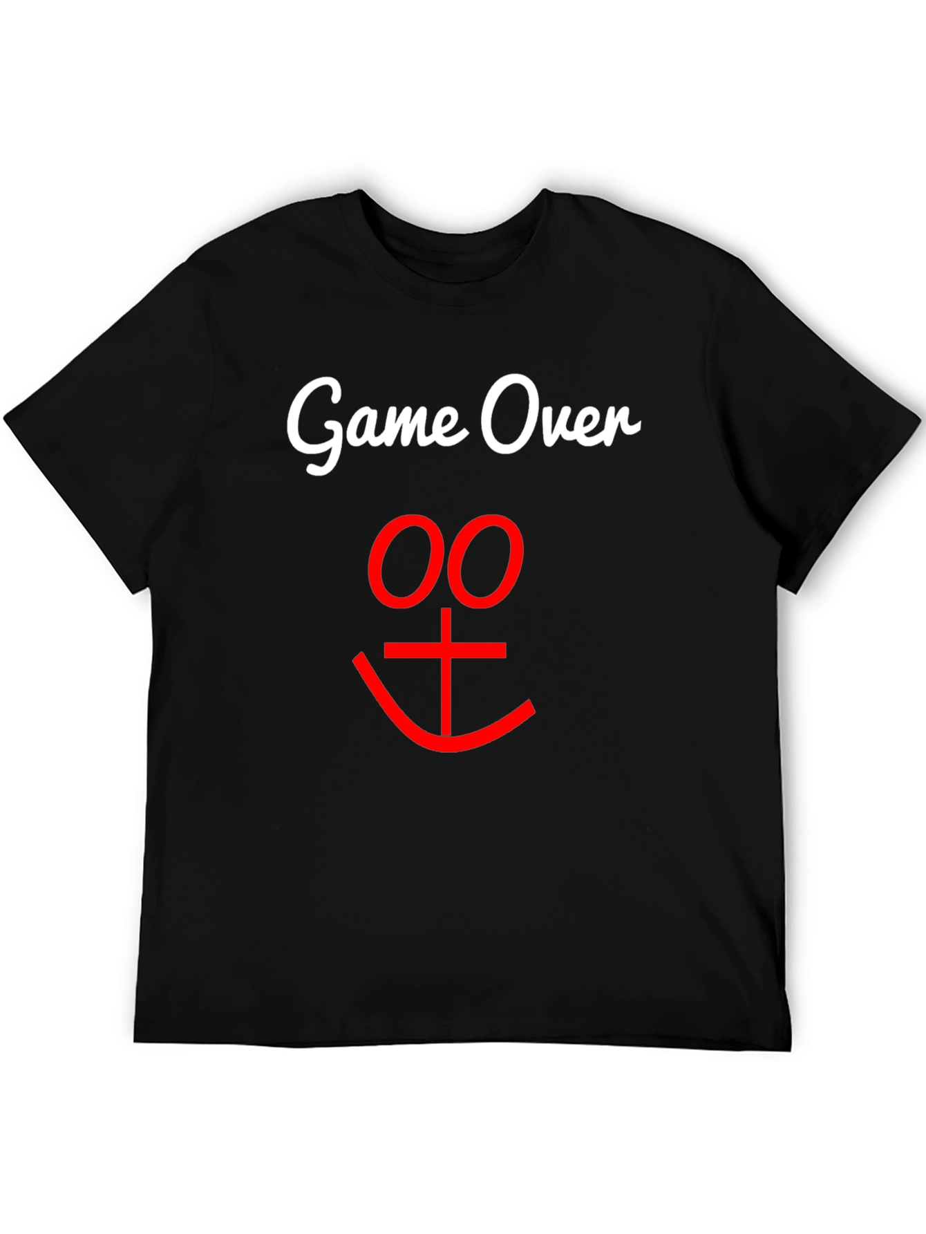 Game Over Graphic Black T-Shirt