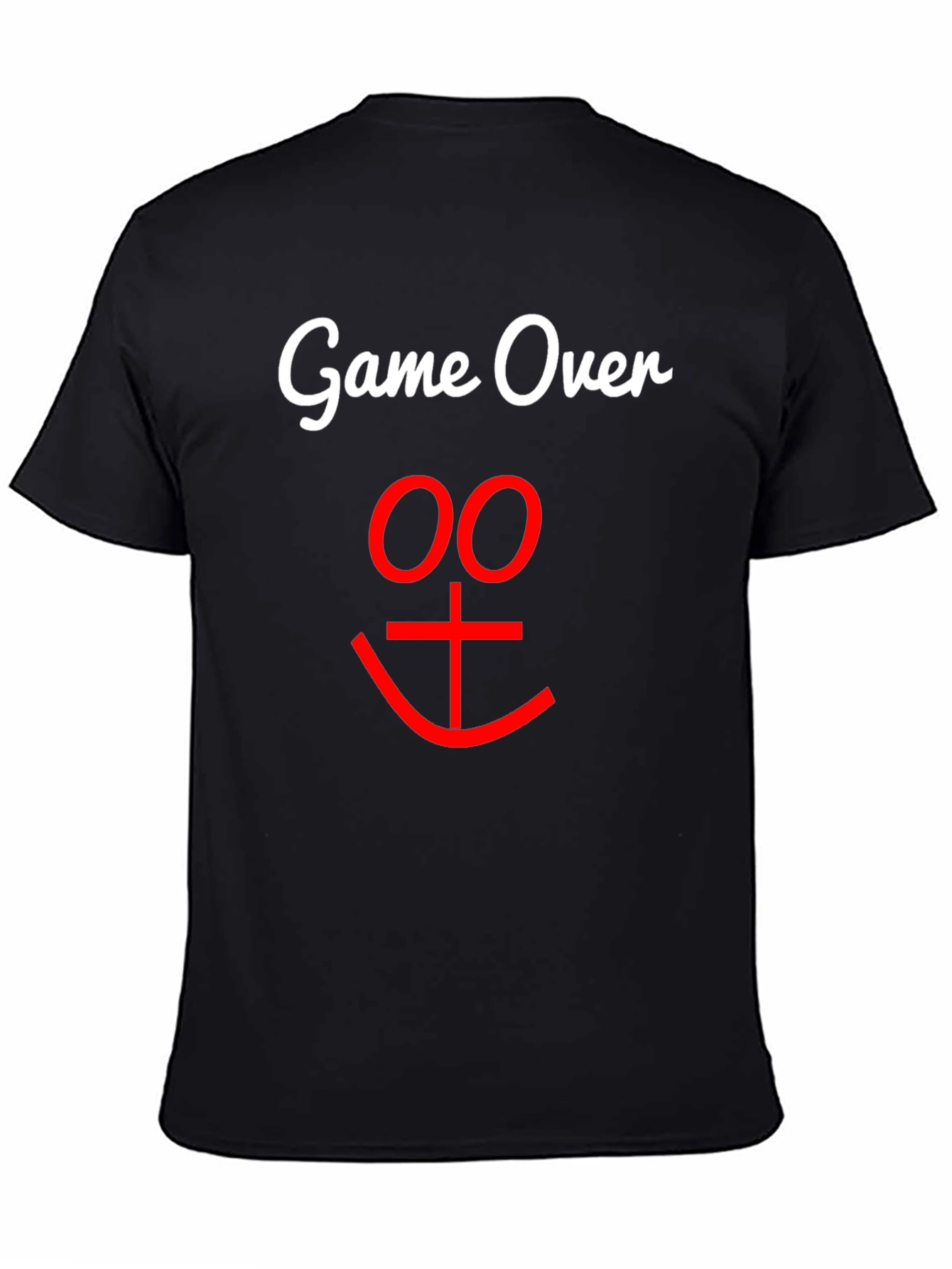Game Over Graphic Black T-Shirt