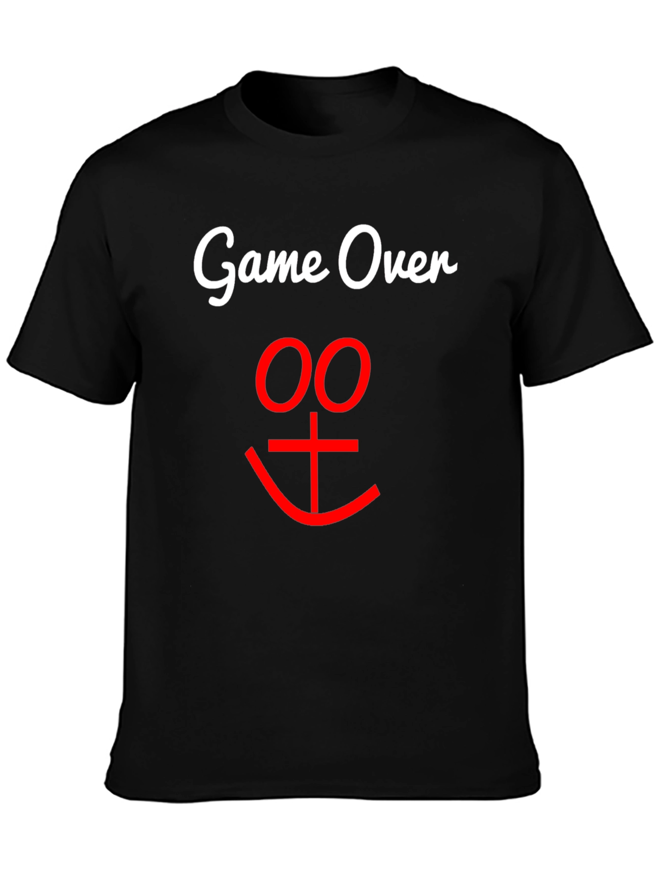 Game Over Graphic Black T-Shirt