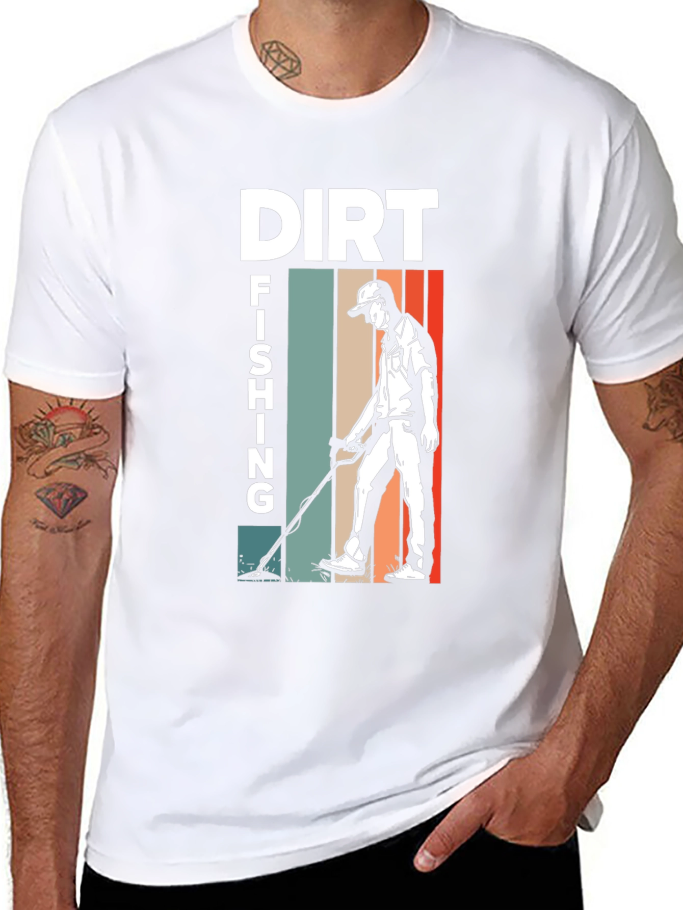 Dirt Fishing T-Shirt - Metal Detecting Hobby