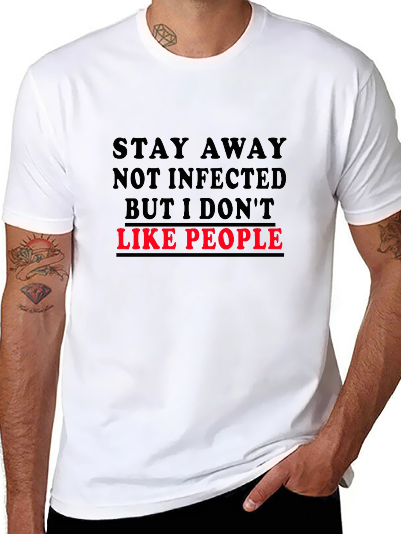 Stay Away I Dont Like People T-Shirt