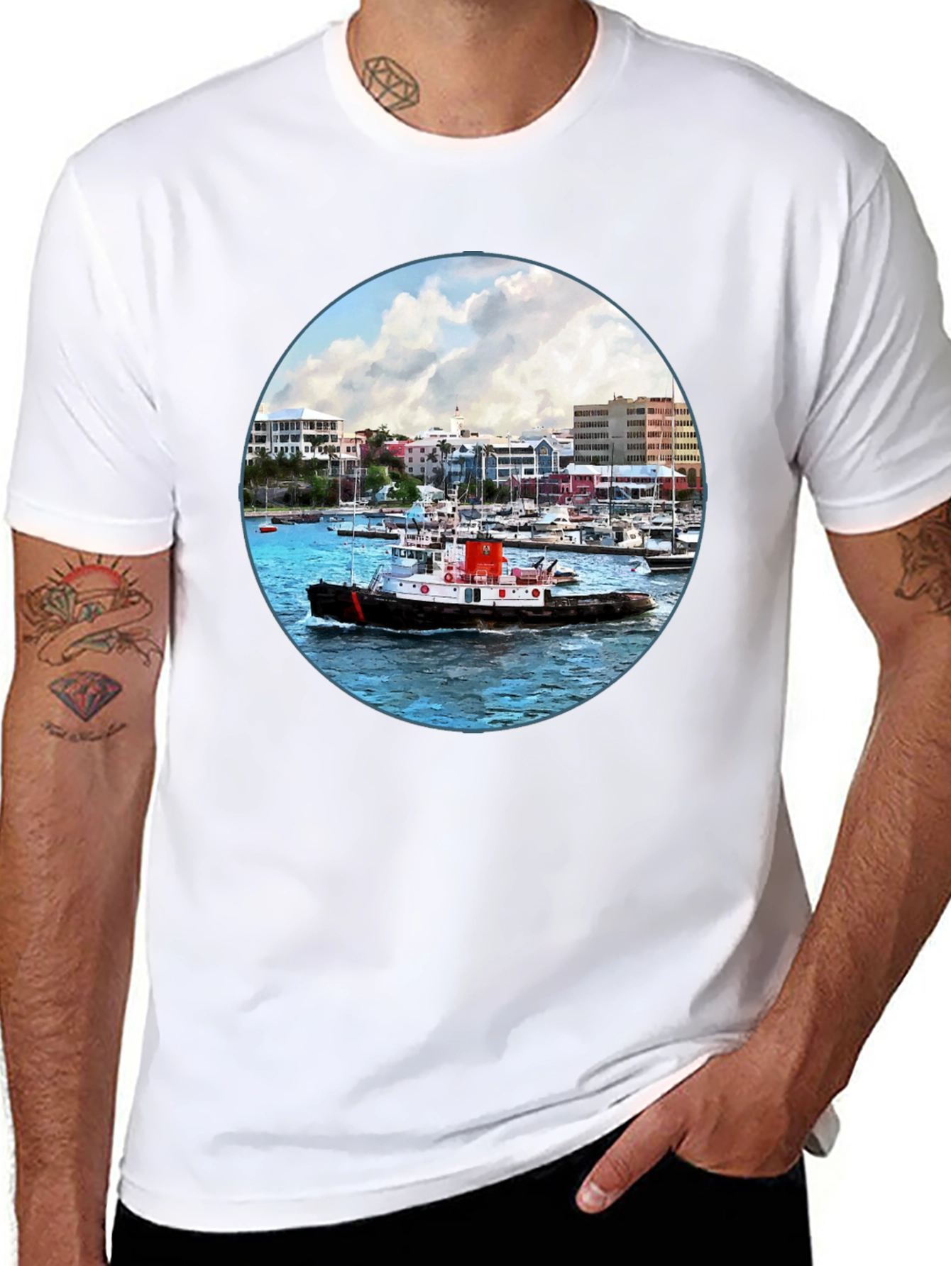 Harbor View Graphic Tee