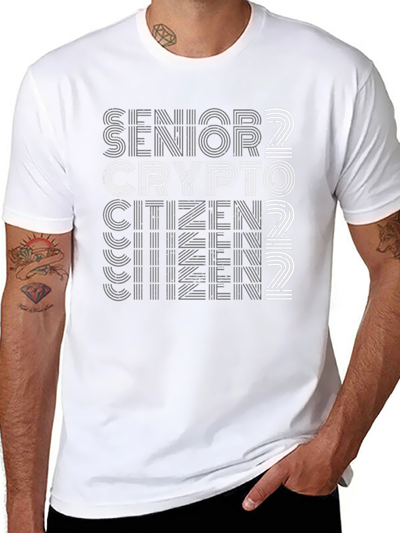 Senior Crypto Citizen 2022 Graphic Tee