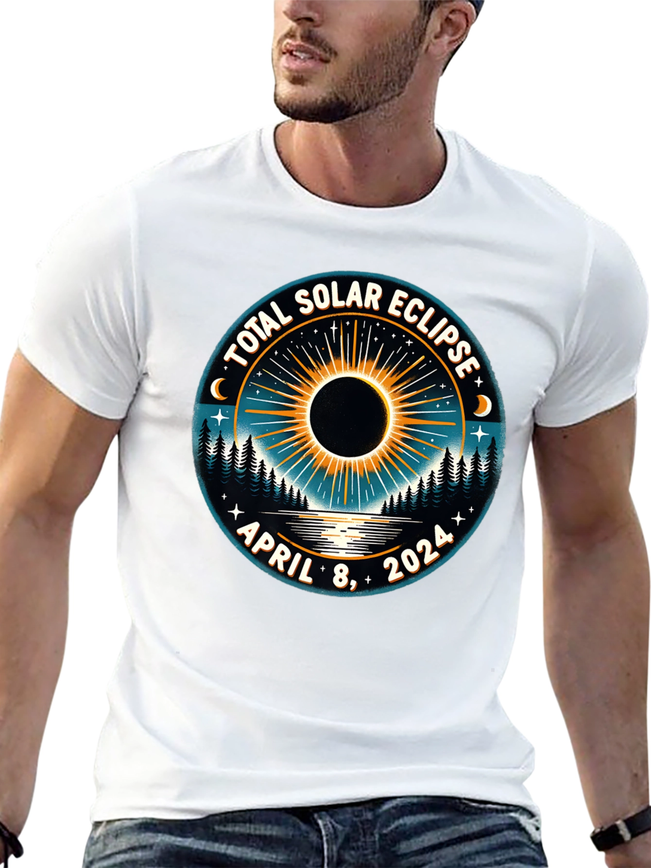 Total Solar Eclipse April 8 2024 Souvenir T-Shirt